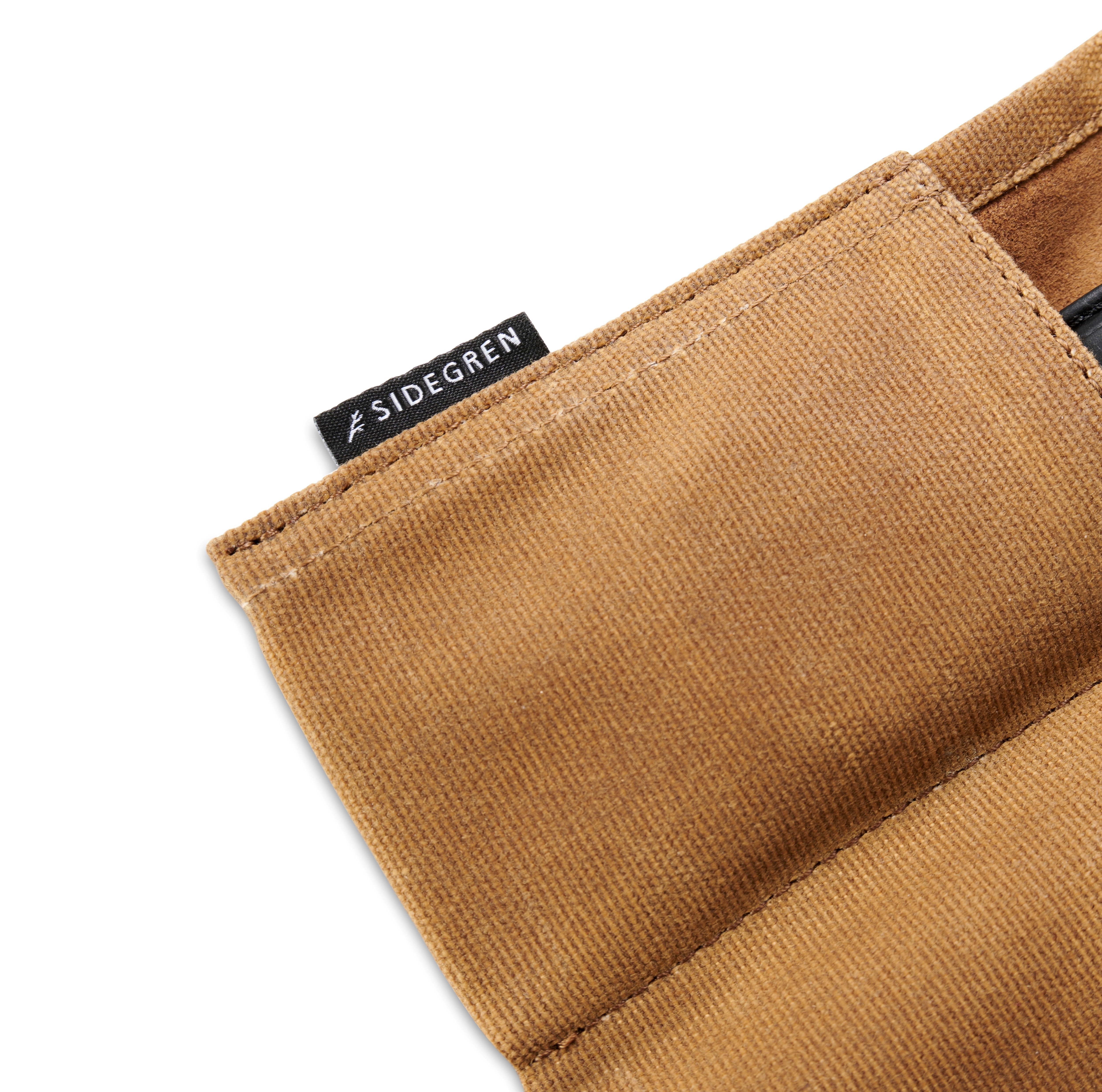 Khaki Waxed Canvas Five Pocket Watch Roll - 5