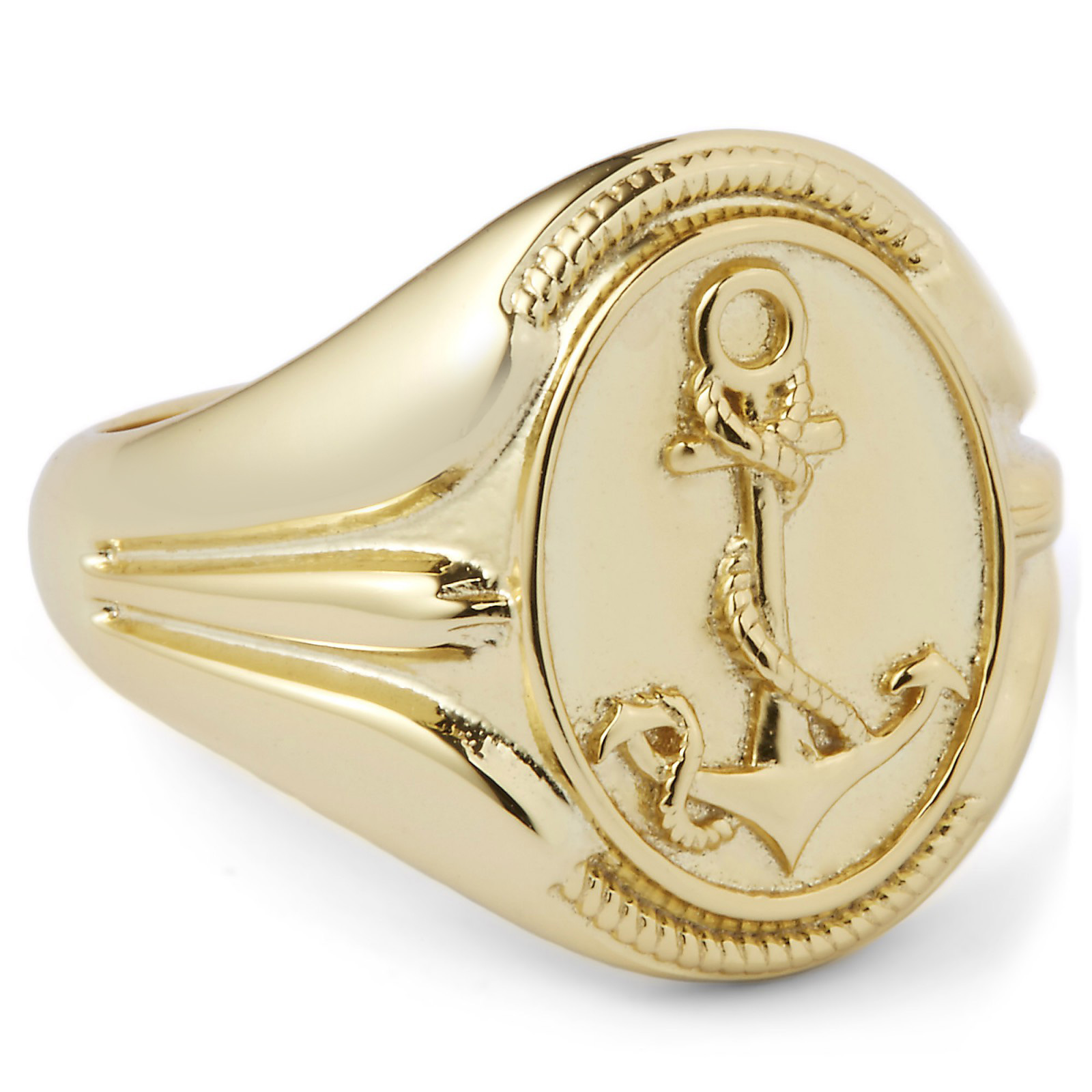 Klasični prsten s počastima mornara iz zlata 925 - 2