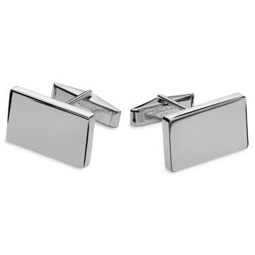 Rectangle 925s Classic Silver Cufflinks Rectangle 925s Classic Silver Cufflinks