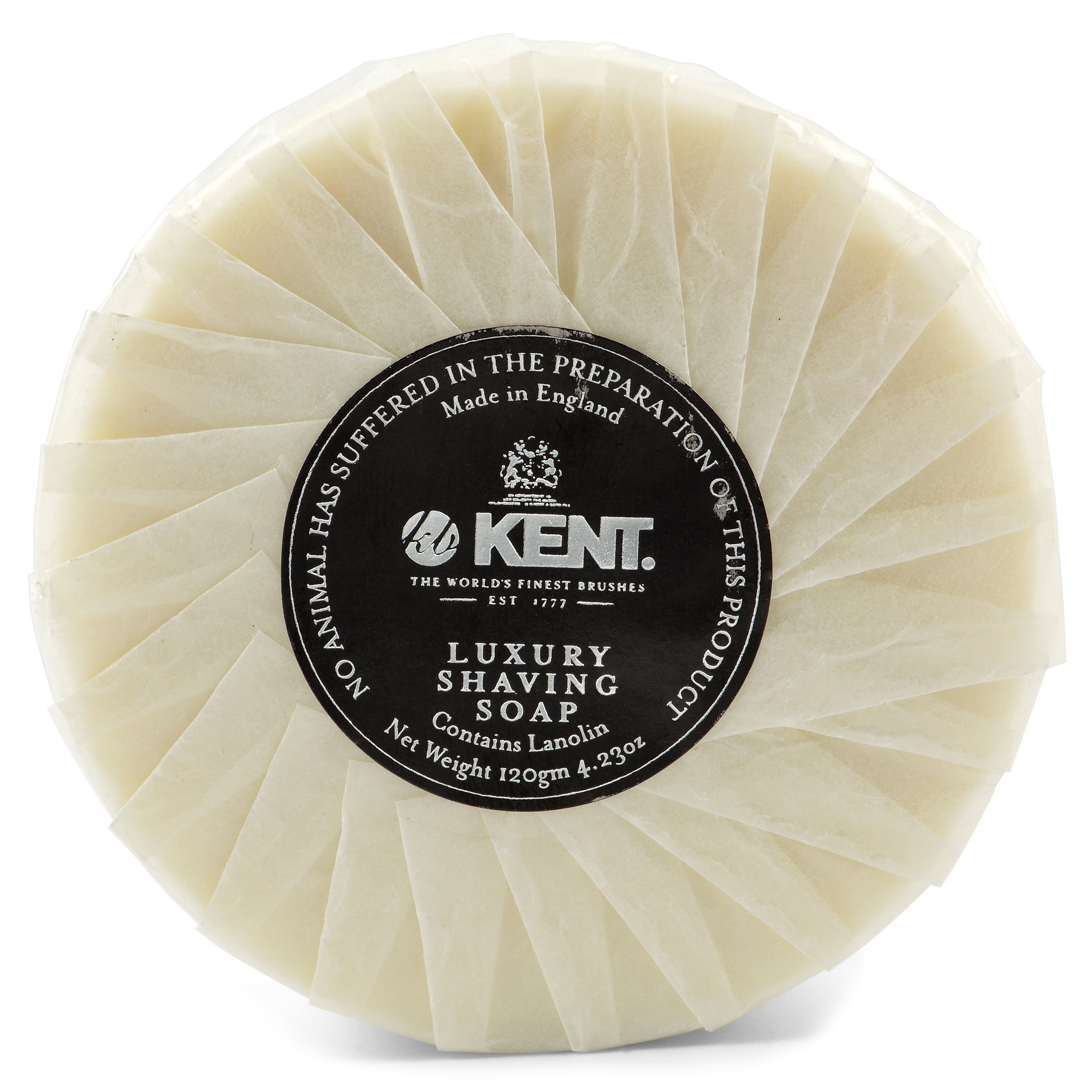 Luxusné mydlo na holenie v miske z tmavého dreva - 6