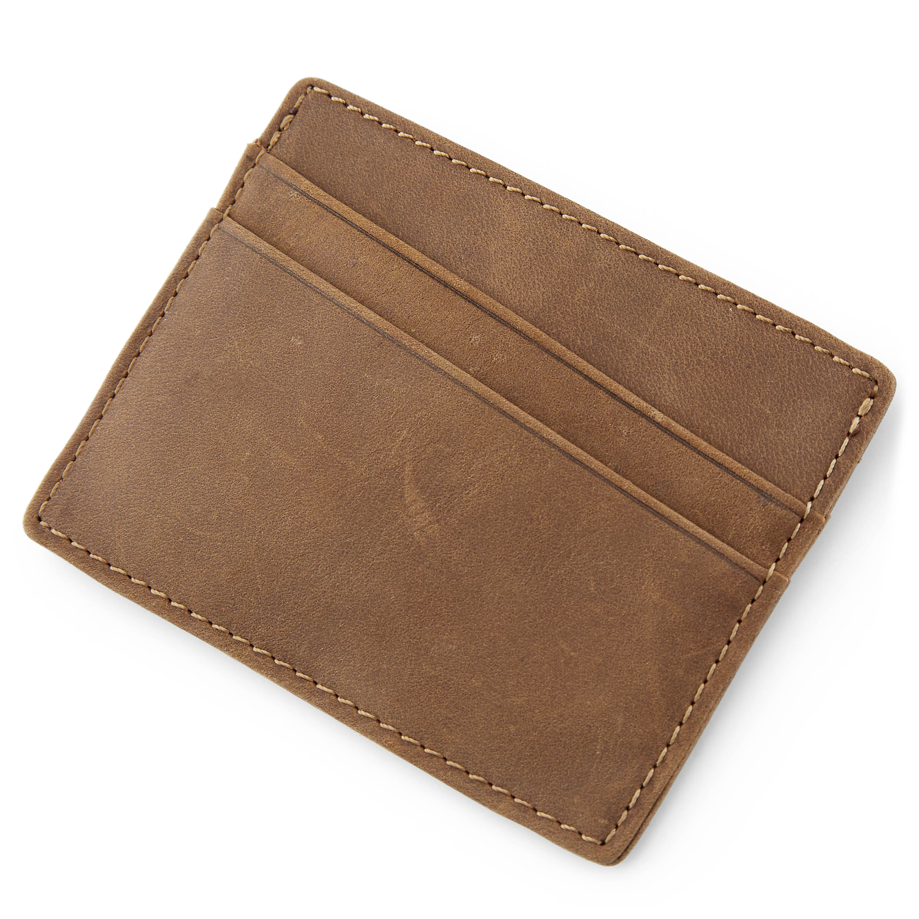Sandiges Leder Kartenetui - 4