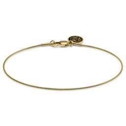 Essentials | 1 mm Gold-Tone Snake Chain Bracelet