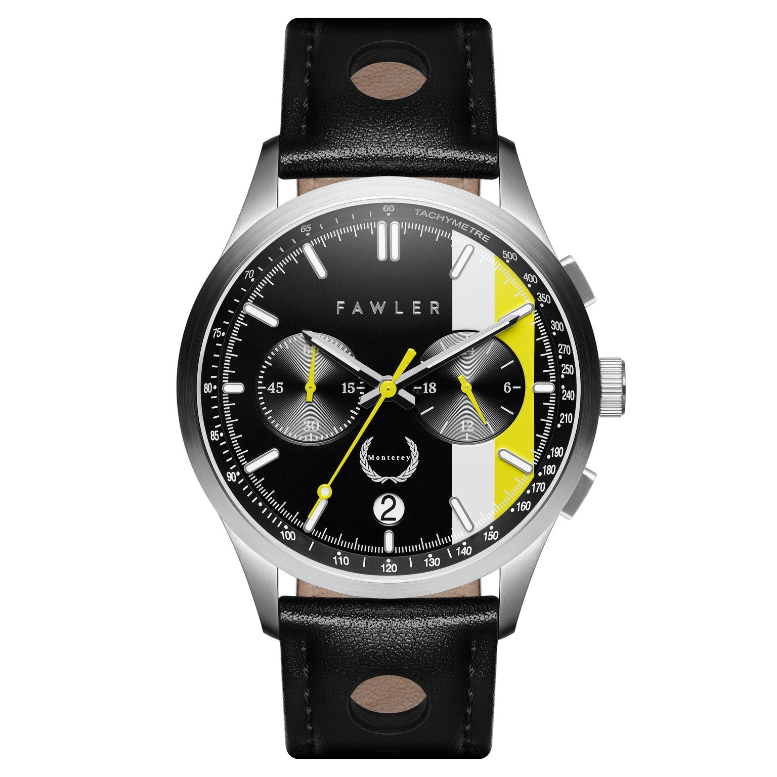 Monterey | White and Yellow Racing Watch Monterey | White and Yellow Racing Watch