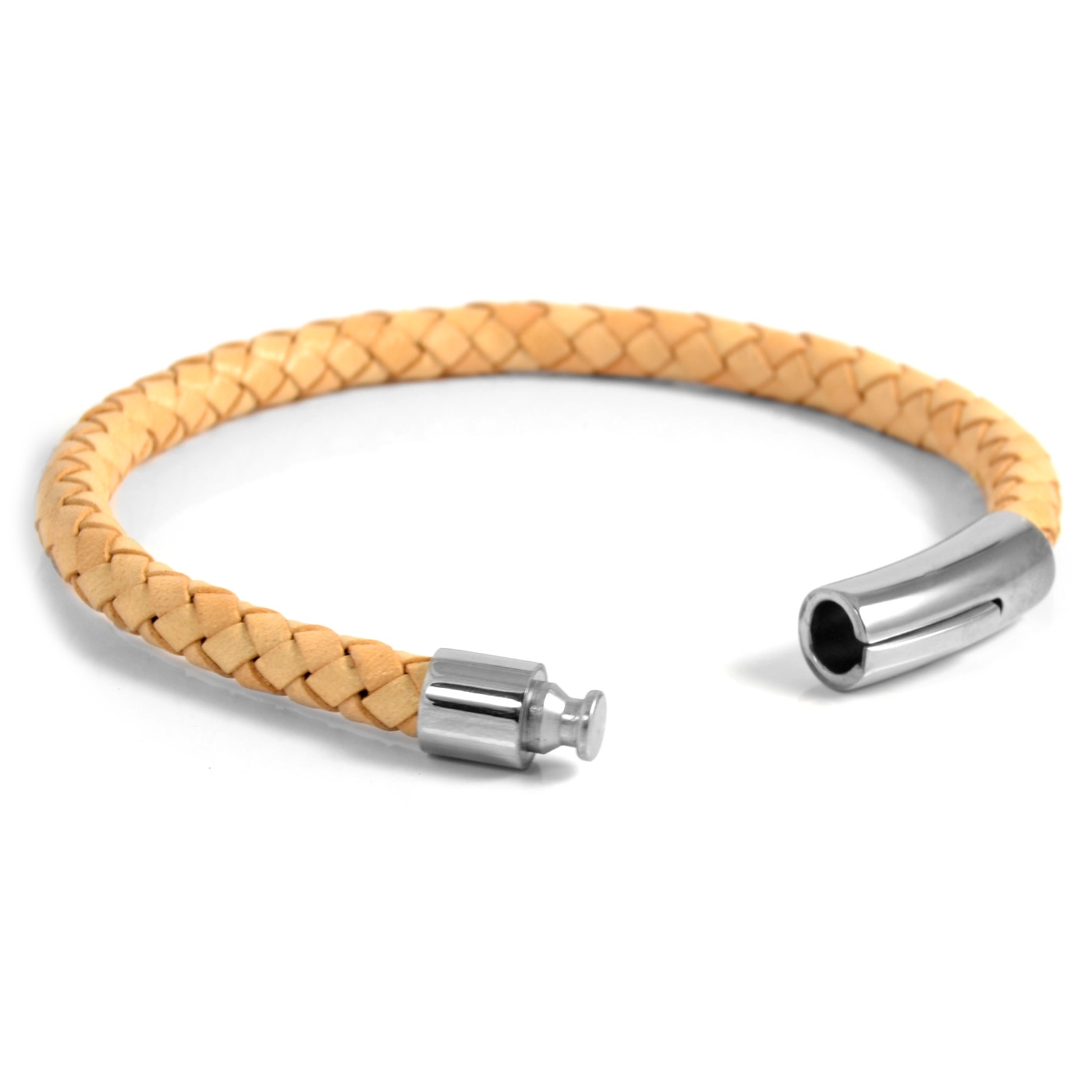 Kermanvärinen Teräsnahkarannerengas - 2