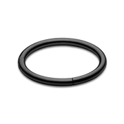 Fekete titán piercing gyűrű - 7 mm Fekete titán piercing gyűrű - 7 mm