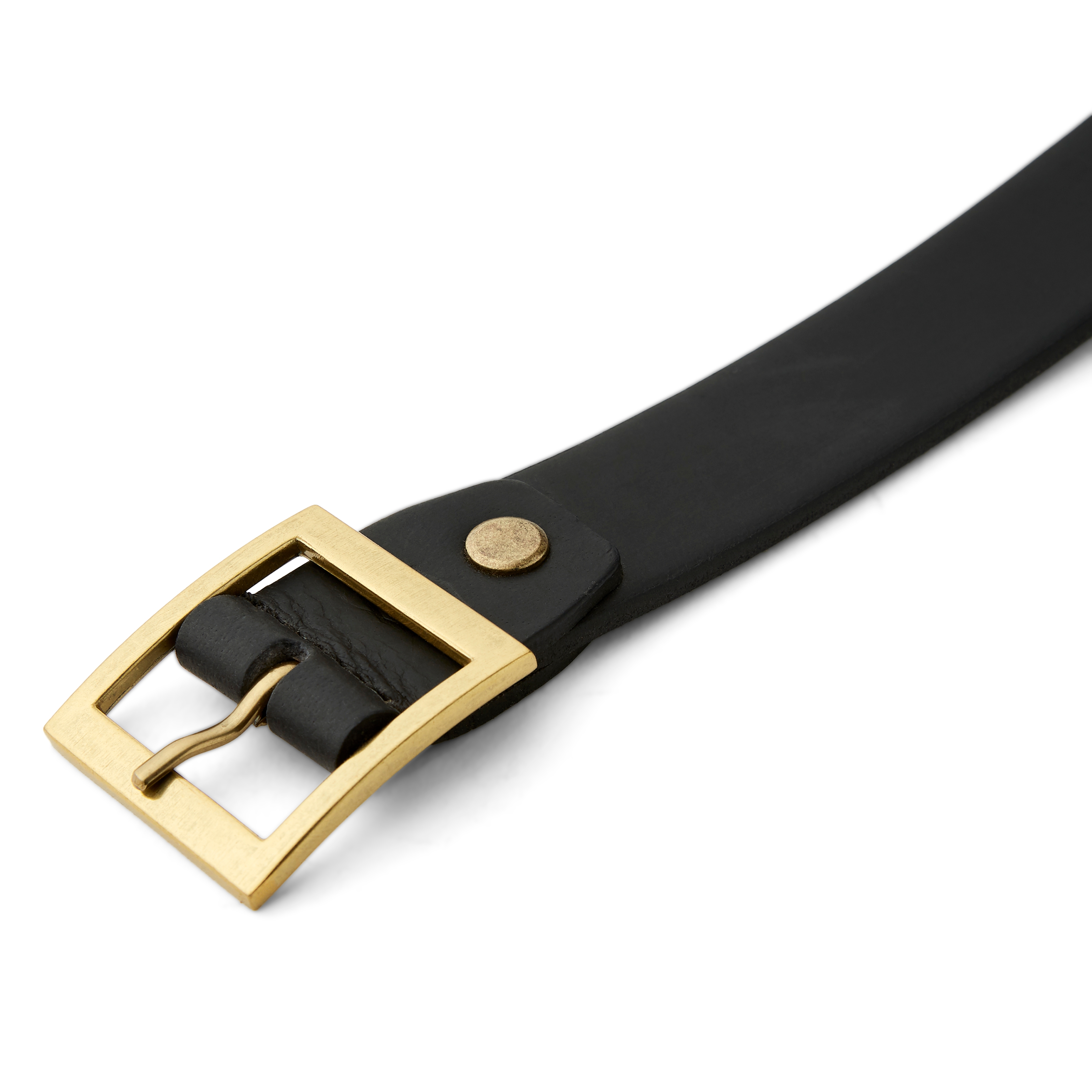 Serge Schwarzer Ledergürtel - 3