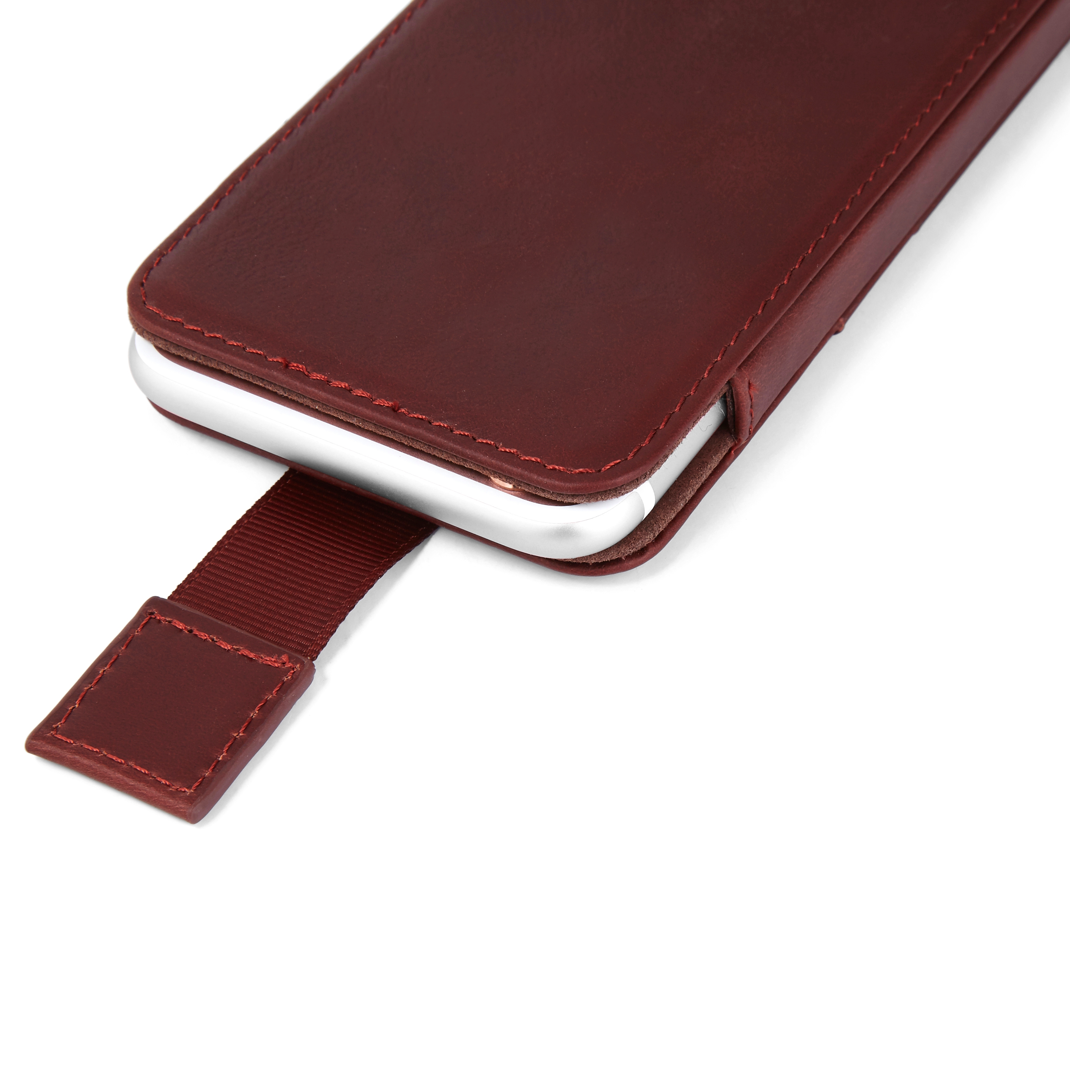 iPhone 6/7 Braune Lederhülle - 2