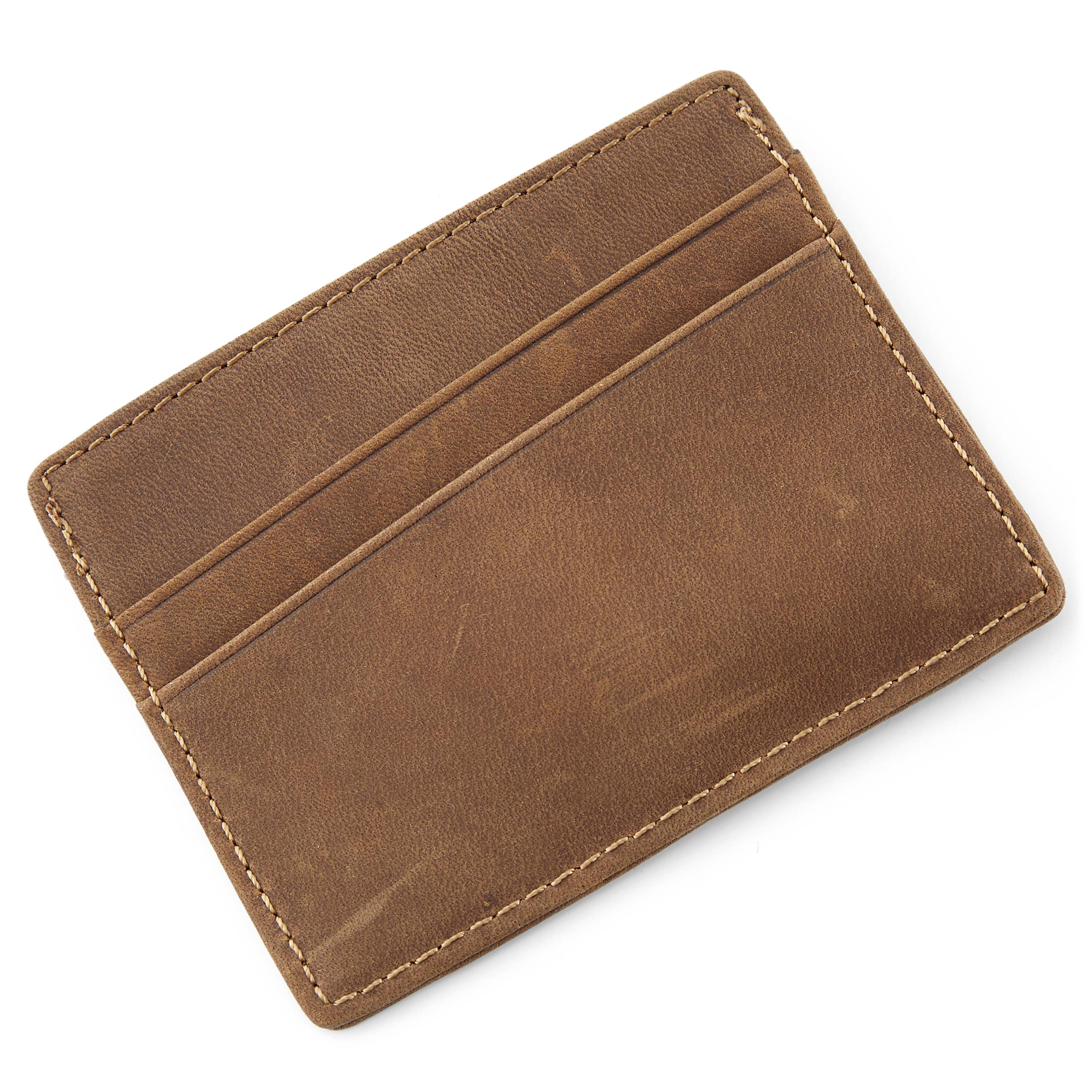 Sandiges Leder Kartenetui - 5