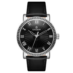 Hydra | Reloj de acero inoxidable estilo retro negro