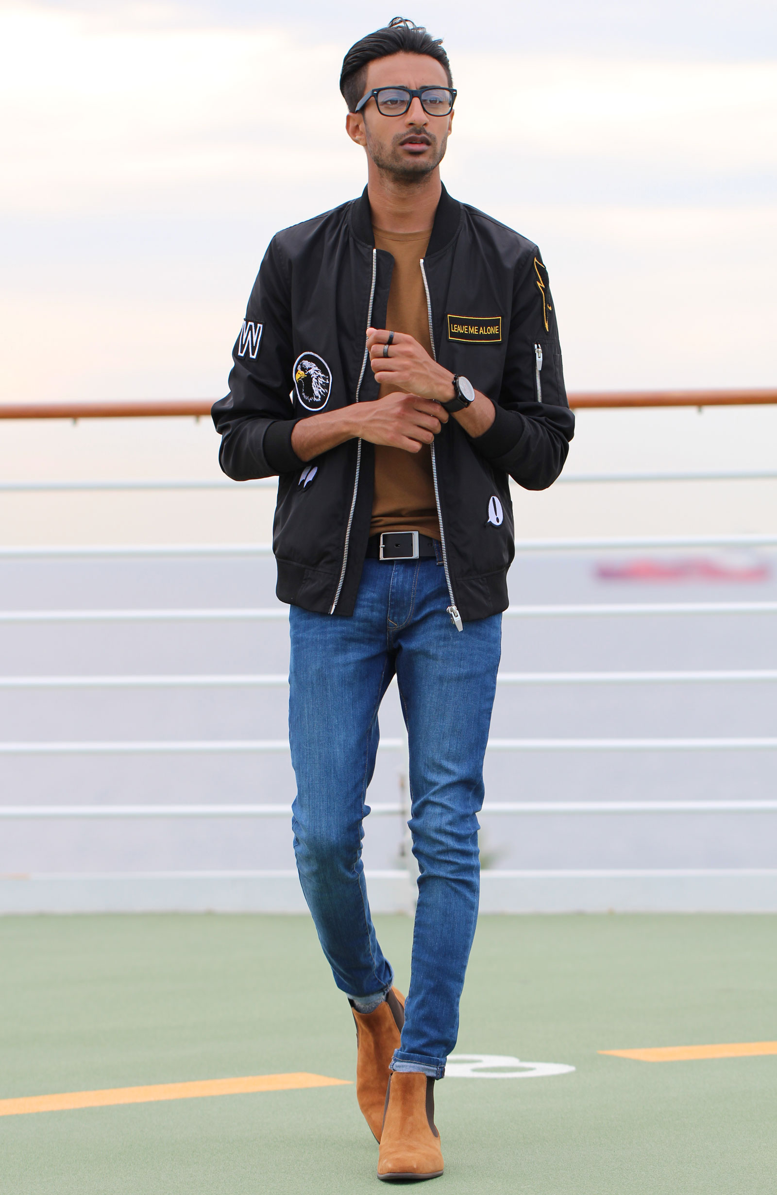 Simple Black Leather Belt | BSWK | Free shipping over $99