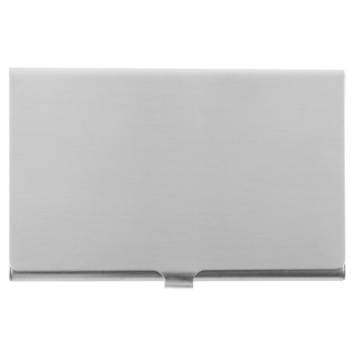 Slim Brushed Silver Tone Stainless Steel Card Holder In Stock Fort slim-brushed-silver-tone-stainless-steel-card-holder-in-stock-fort