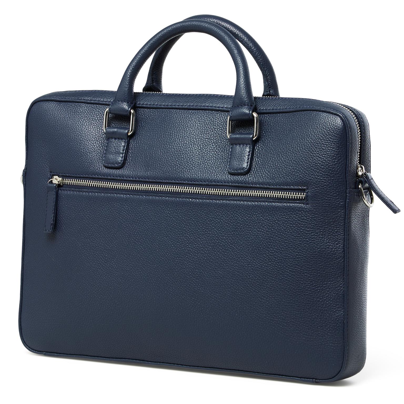Vancouver | Sac pour ordinateur portable en cuir bleu marine Vancouver | Sac pour ordinateur portable en cuir bleu marine