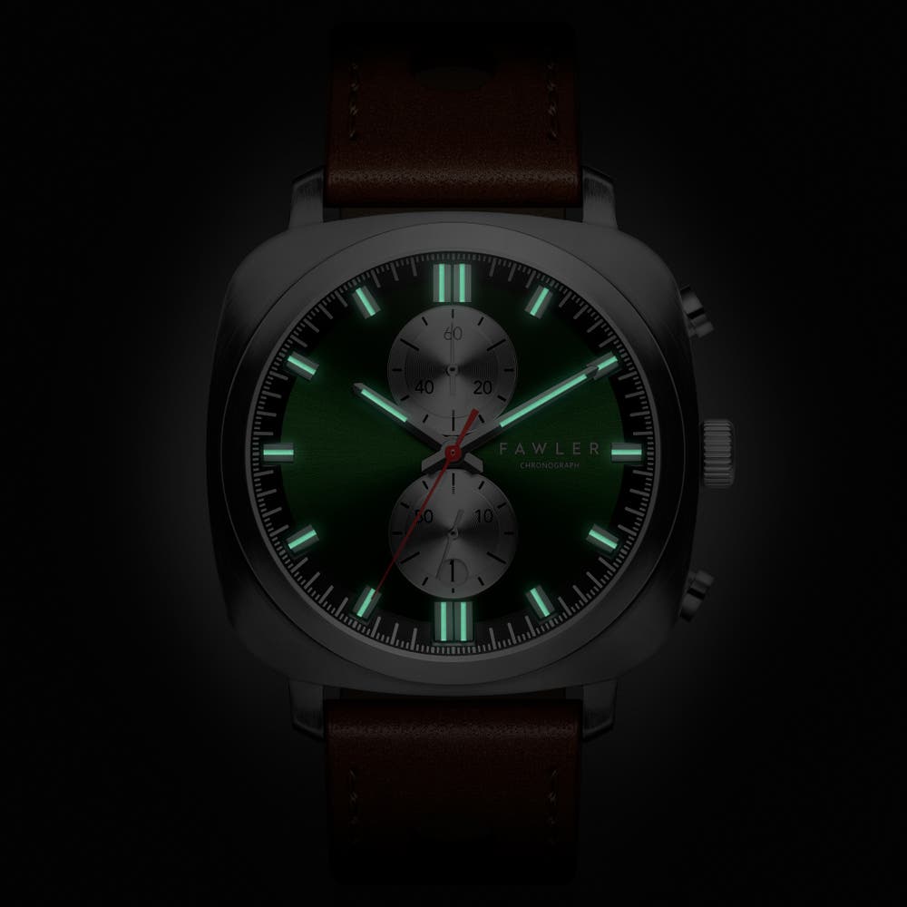 hover: Callao | Green Cushion-shaped Watch hover: Callao | Green Cushion-shaped Watch