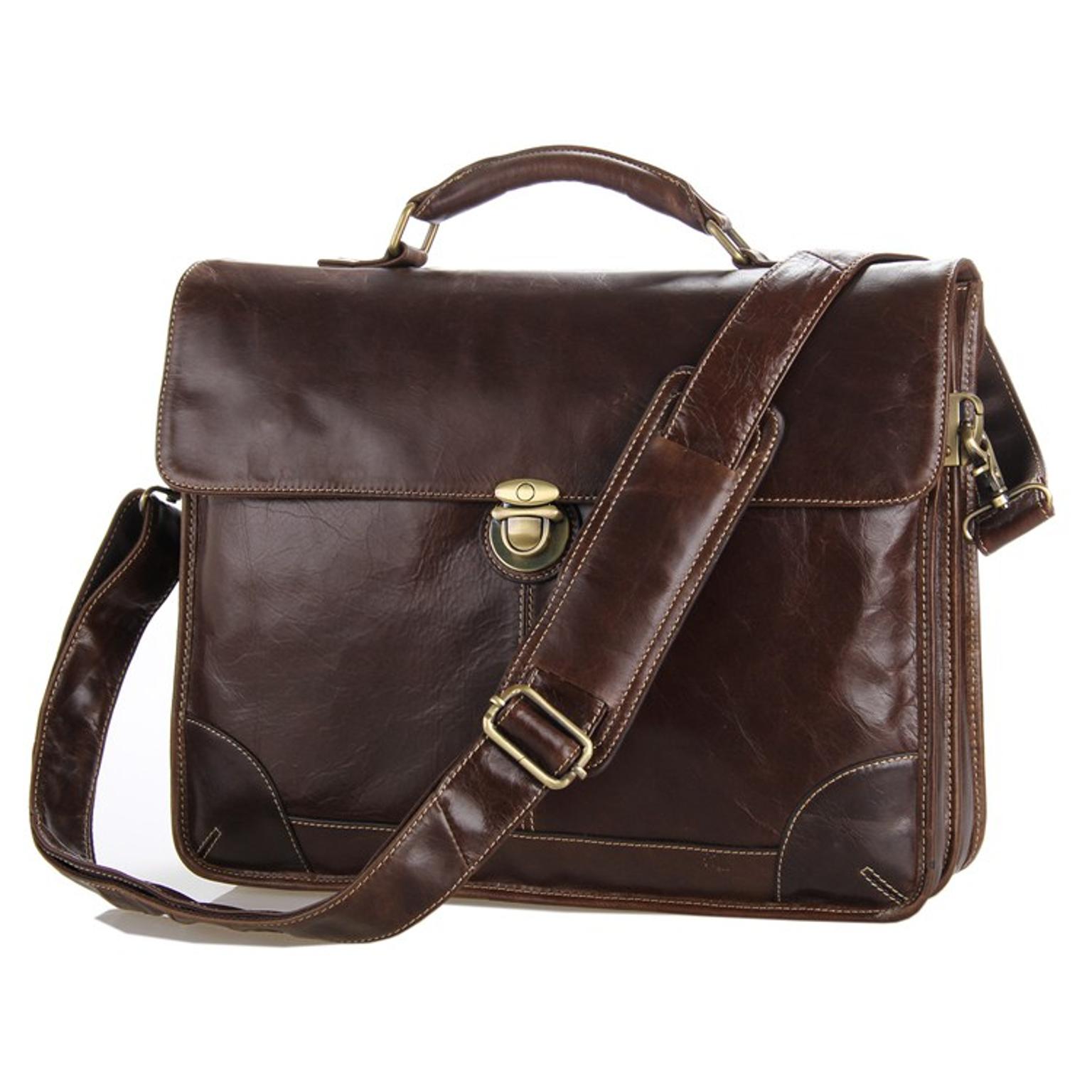 Klassieke Leren Messenger Bag Klassieke Leren Messenger Bag
