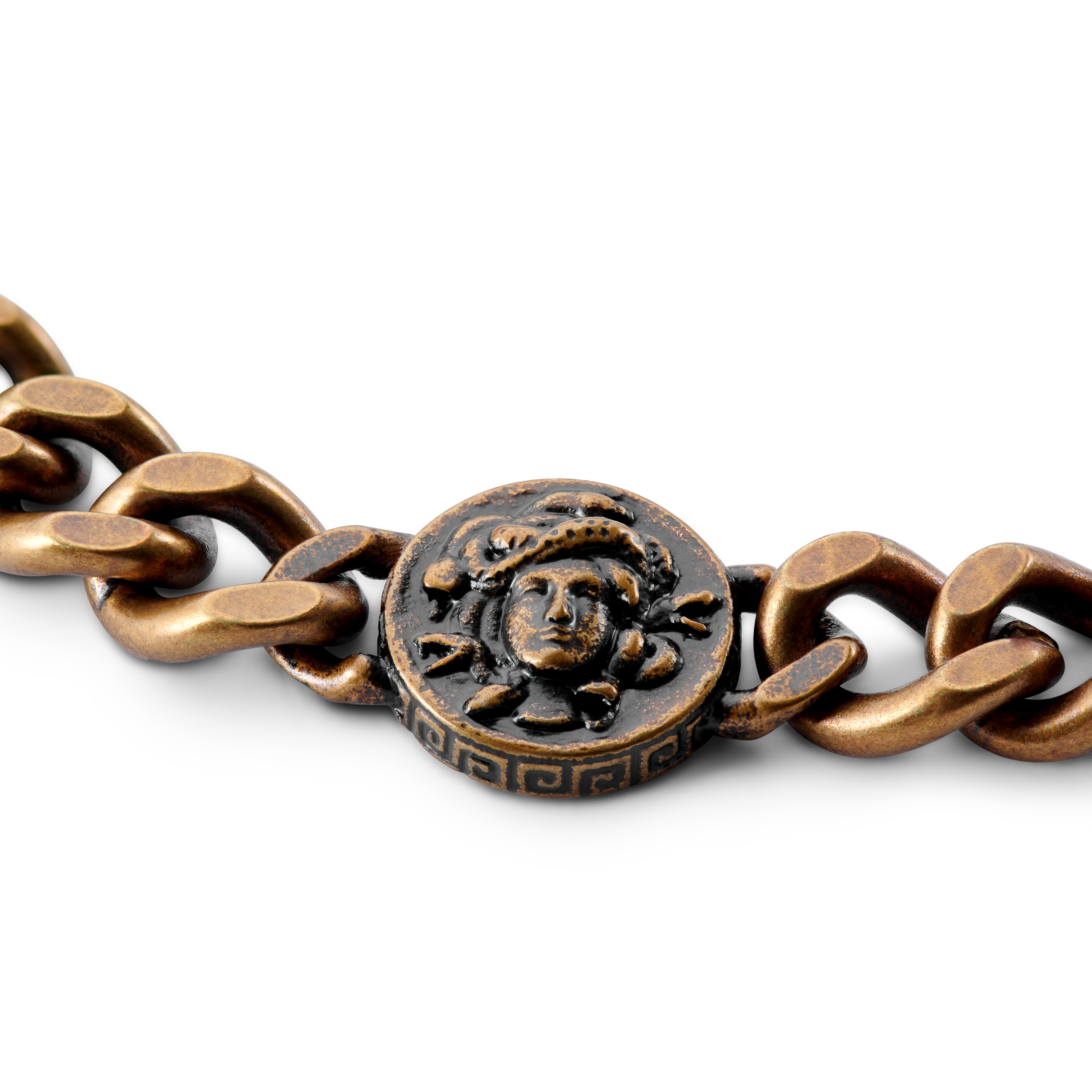 Obelius | Vintage kullanvärinen Medusa-rannekoru - 3