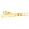 Gold 925s Graduated Notch Tie Clip