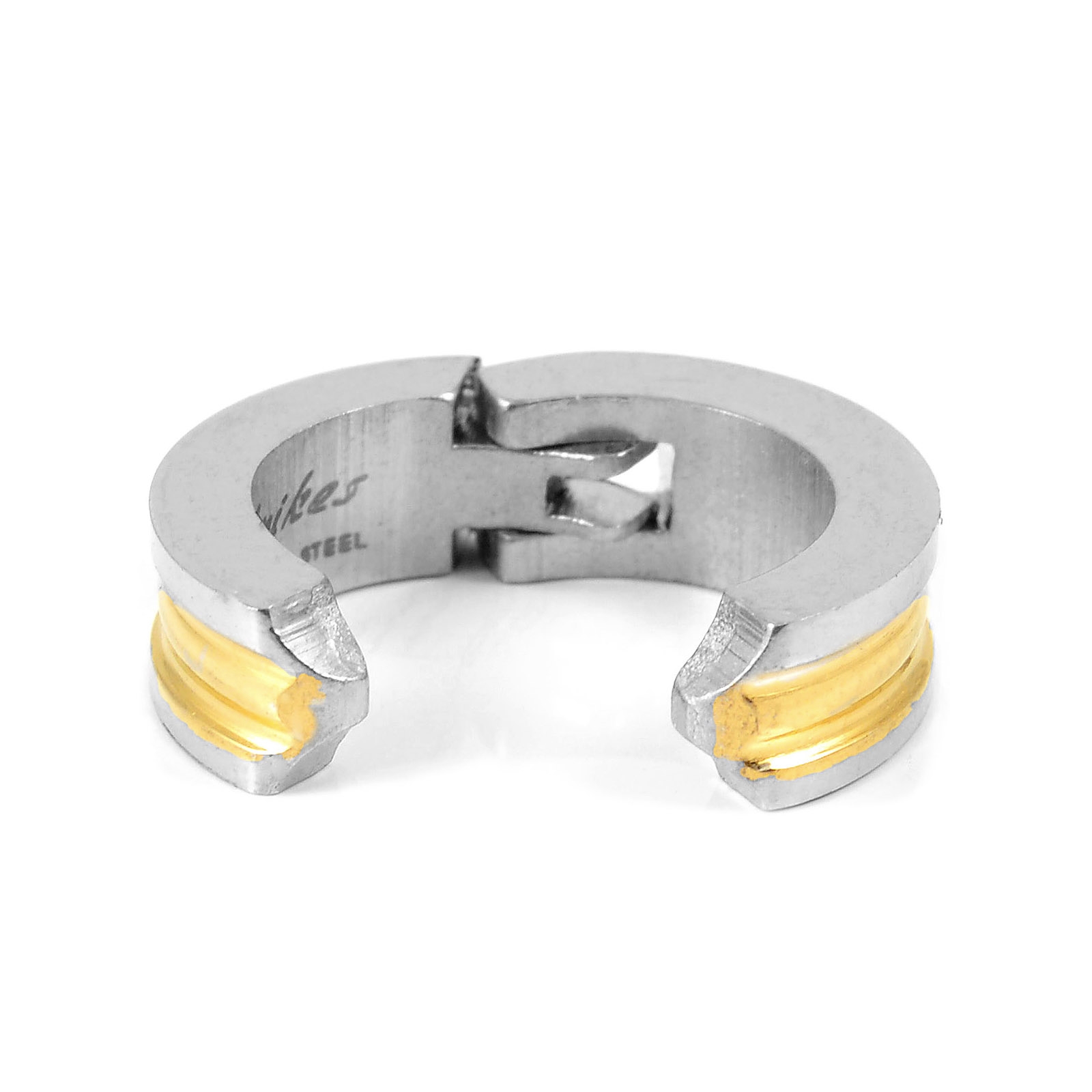 Gold Center Clip On Earring - 2