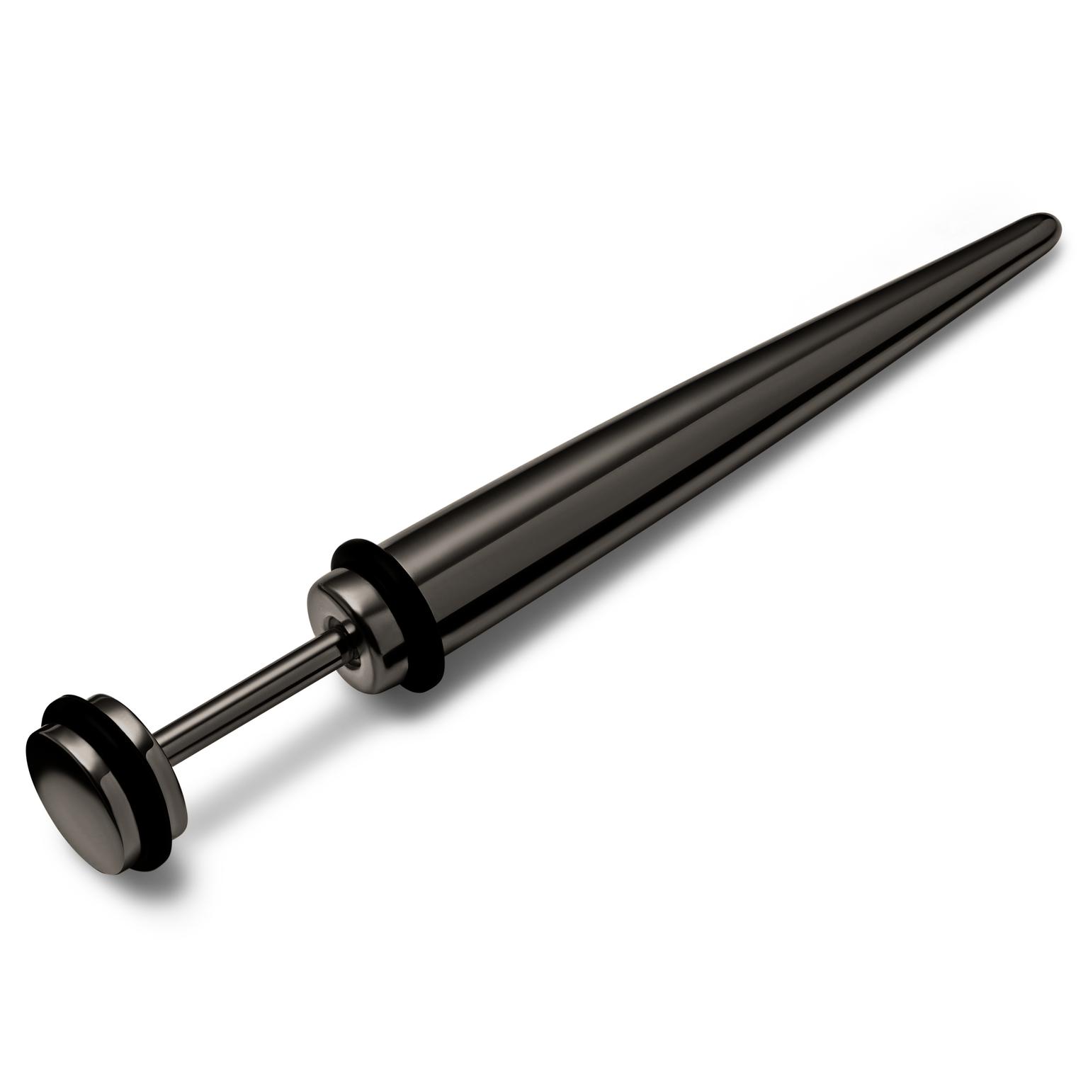 Satago | Cercel taper fals gri-bronz din oțel inoxidabil 6mm Satago | Cercel taper fals gri-bronz din oțel inoxidabil 6mm