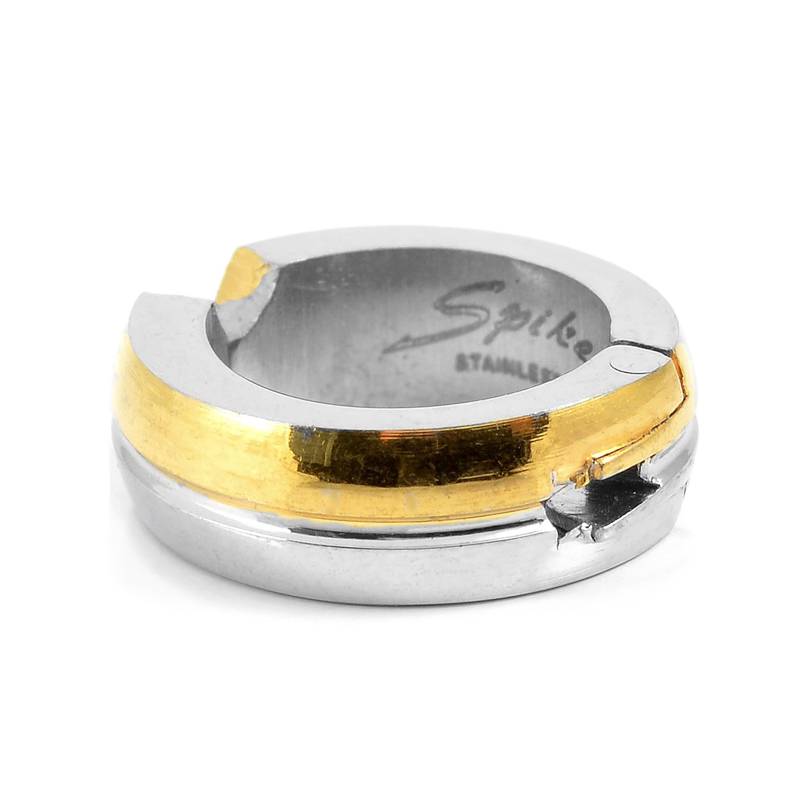 Gull/Sølv Clip On Ørerdobb - 2