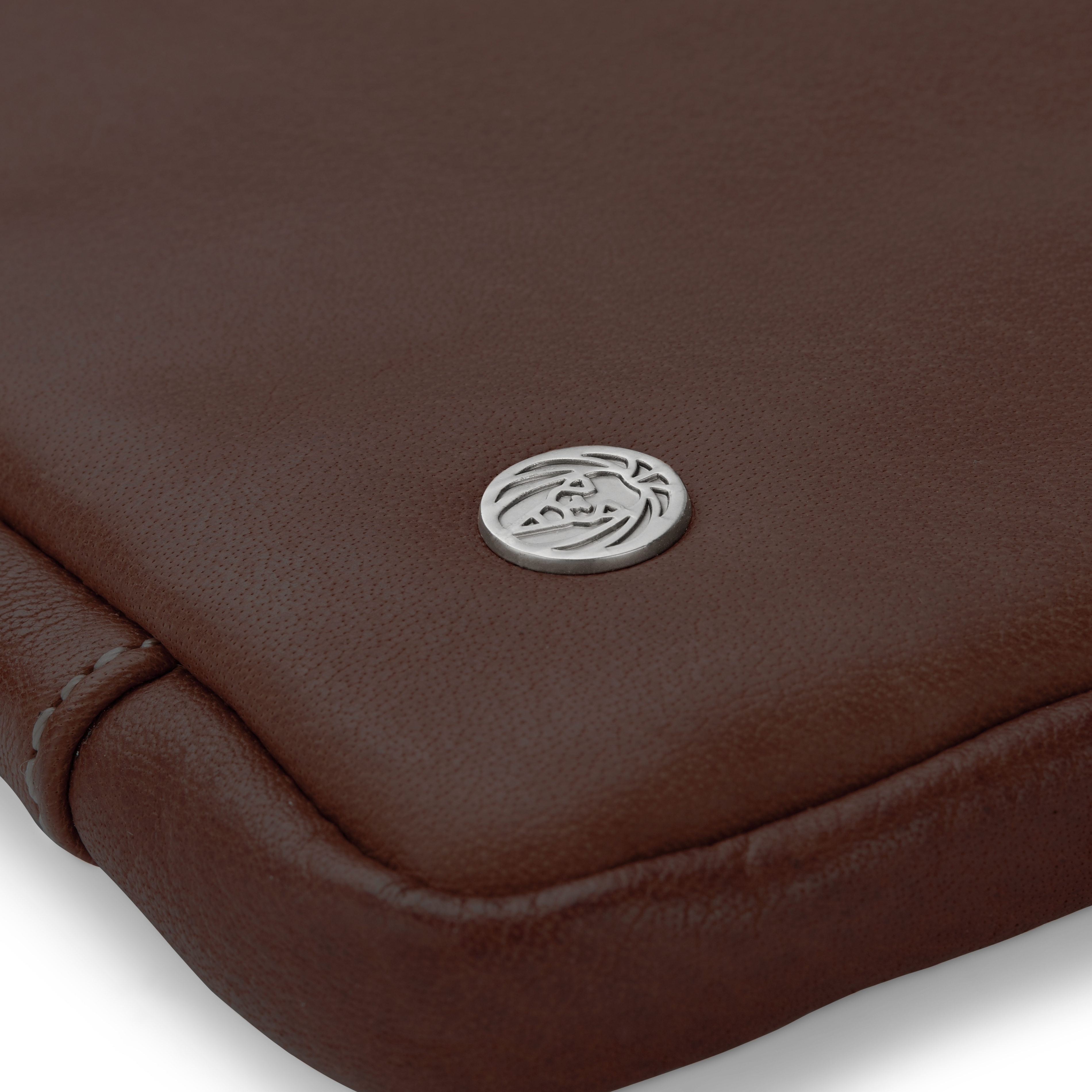 Oxford Brunt & Ljusbrunt Laptopfodral i Läder - 6