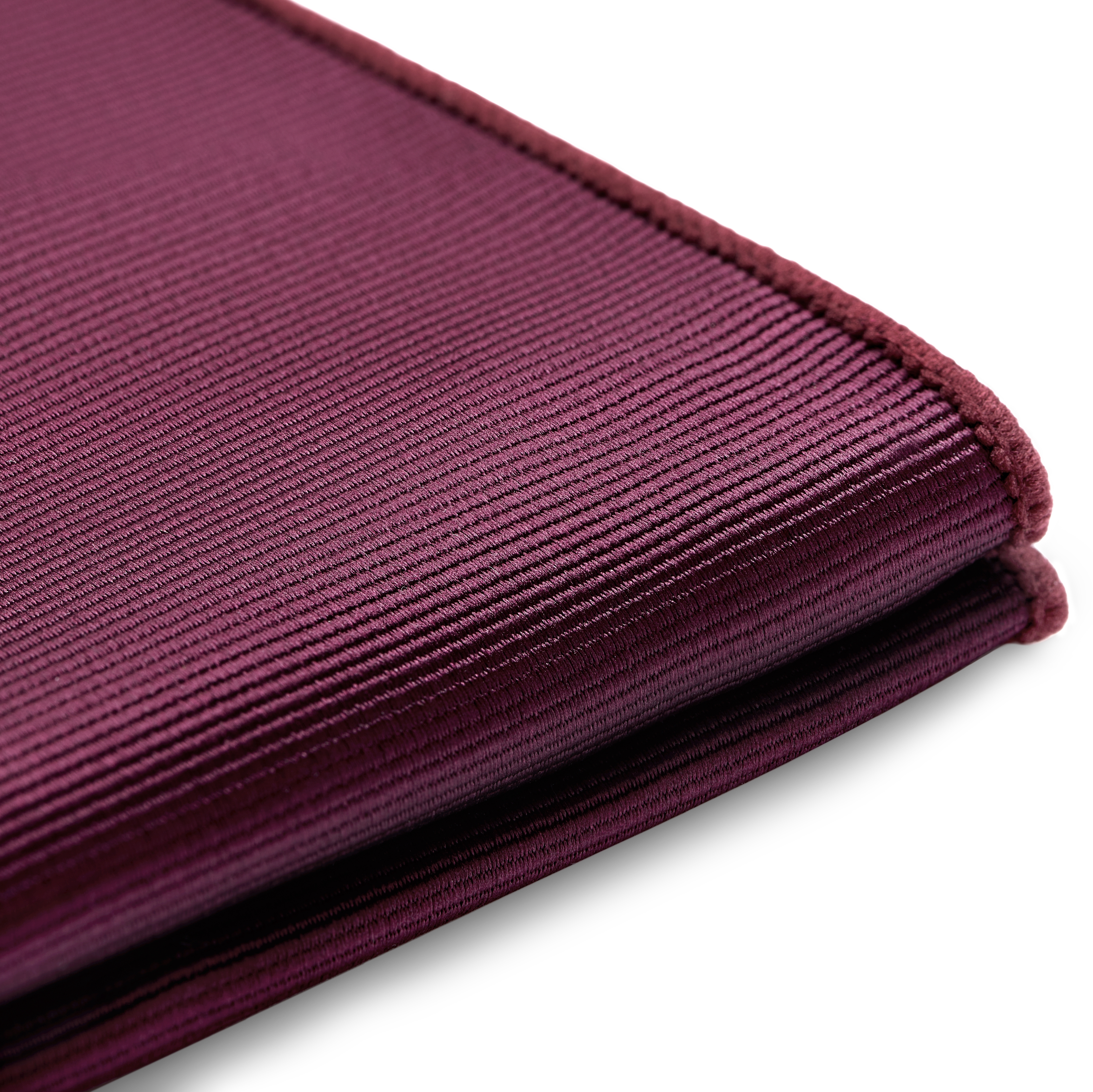 Pochette de costume pourpre en gros-grain - 3