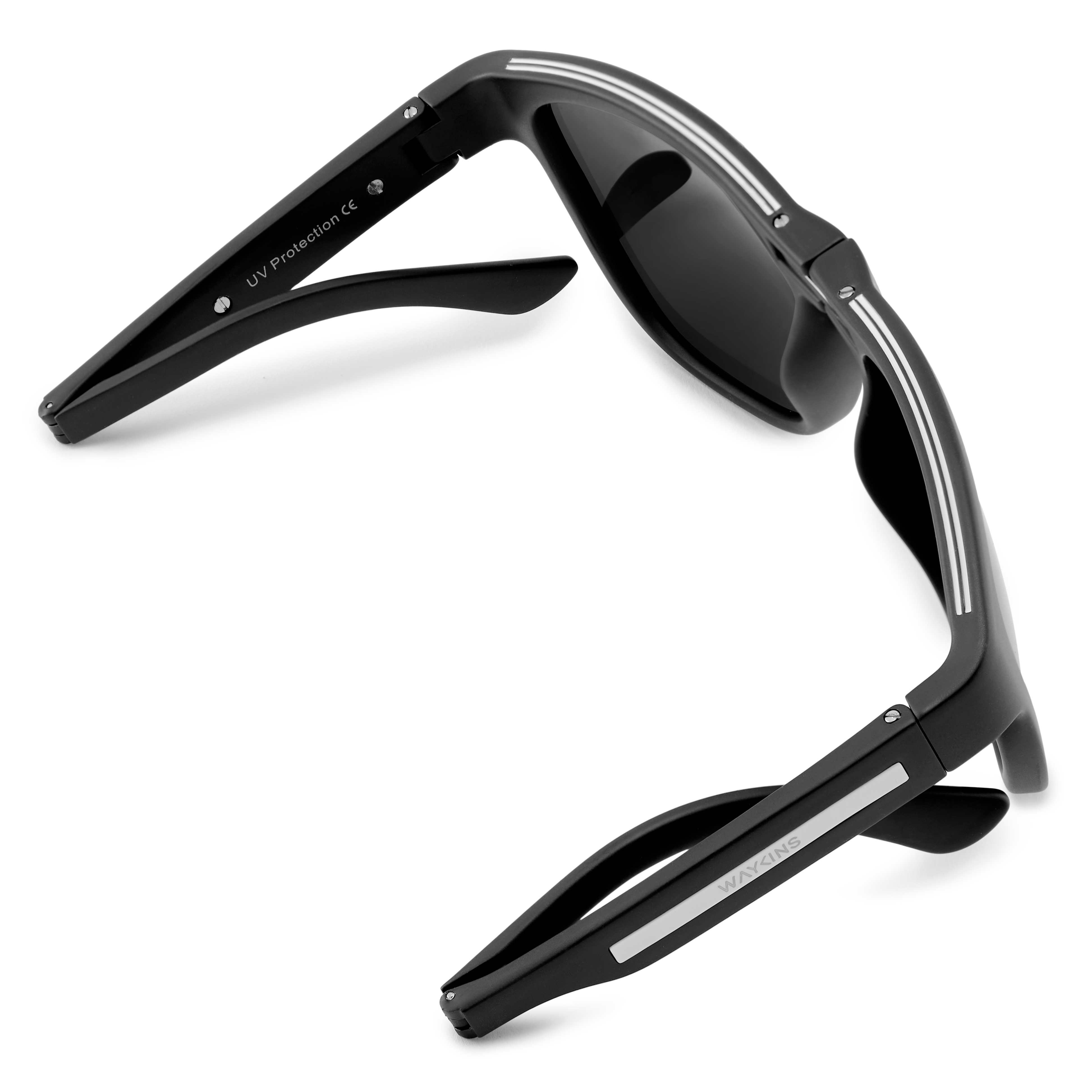 Winslow Thea Zwarte Opvouwbare Gepolariseerde Zonnebril - 8