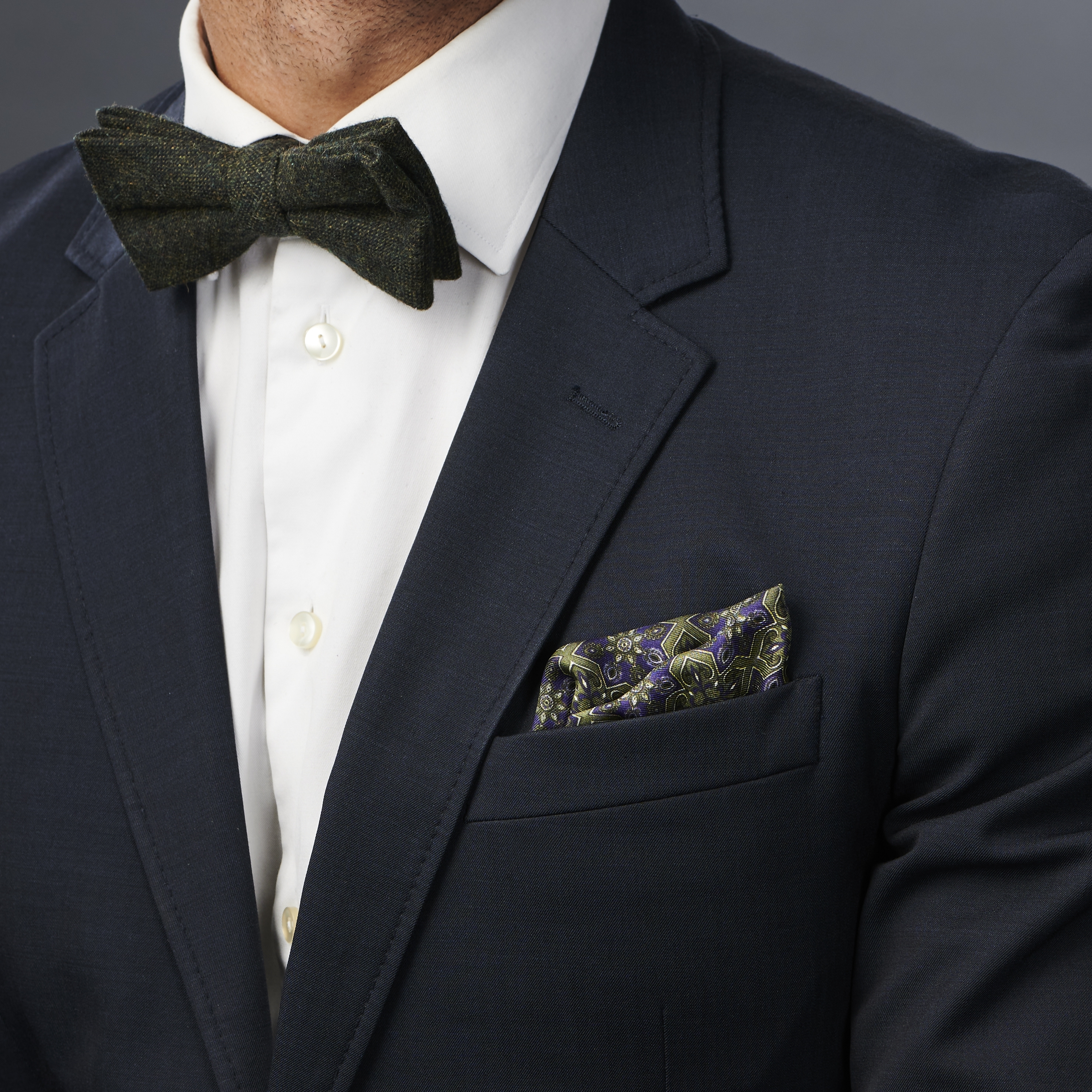 Breck Silk Brux Pocket Square - 5