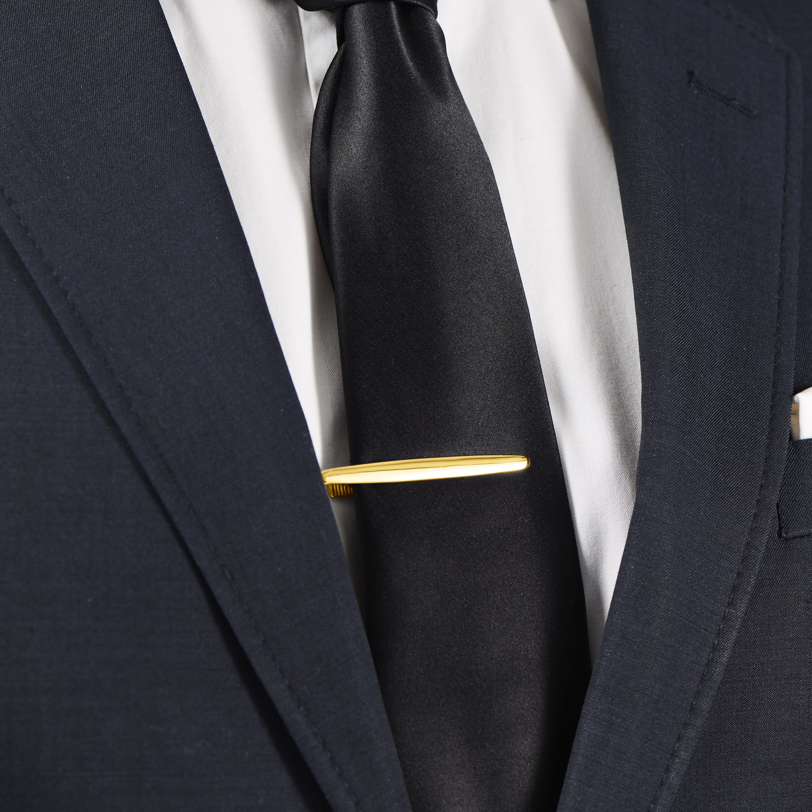 Gyllen 925s Oval Slipsklype - 4