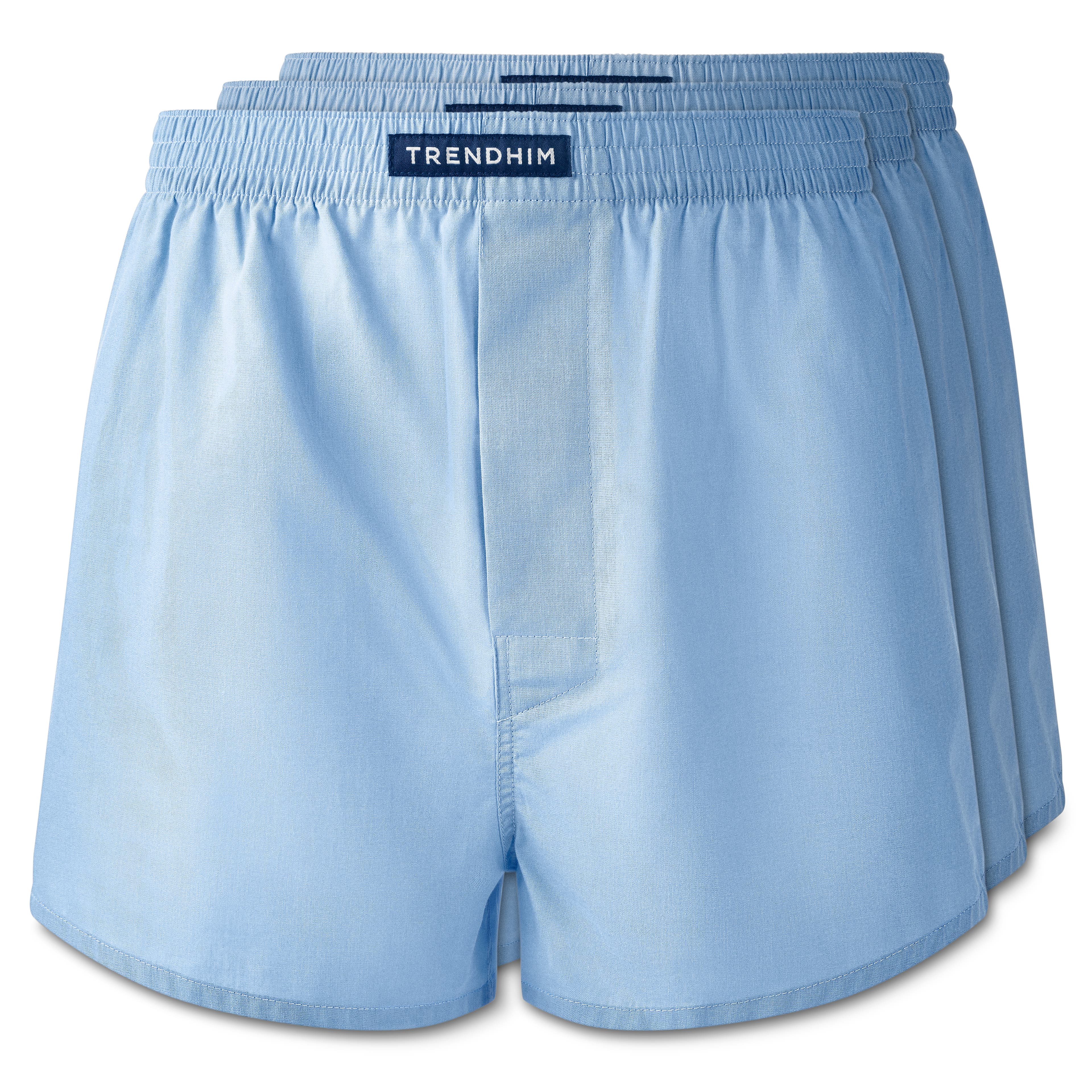 AirFeel | 3-Pack Sky Blue Loose-fit Encased Cotton Boxers AirFeel | 3-Pack Sky Blue Loose-fit Encased Cotton Boxers