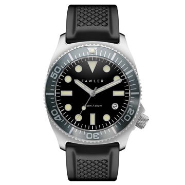 Alon | Potápačské hodinky z nehrdzavejúcej ocele v sivej farbe 