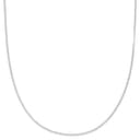 Argentia | 925s | 2 mm Rodiumplätterat Kantkedjehalsband i Sterlingsilver Argentia | 925s | 2 mm Rodiumplätterat Kantkedjehalsband i Sterlingsilver
