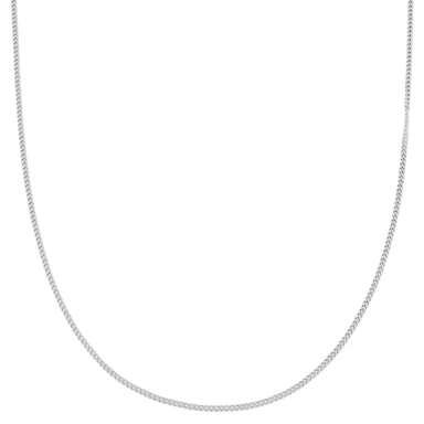 Argentia | 925s | 2 mm Rodiumplätterat Kantkedjehalsband i Sterlingsilver Argentia | 925s | 2 mm Rodiumplätterat Kantkedjehalsband i Sterlingsilver