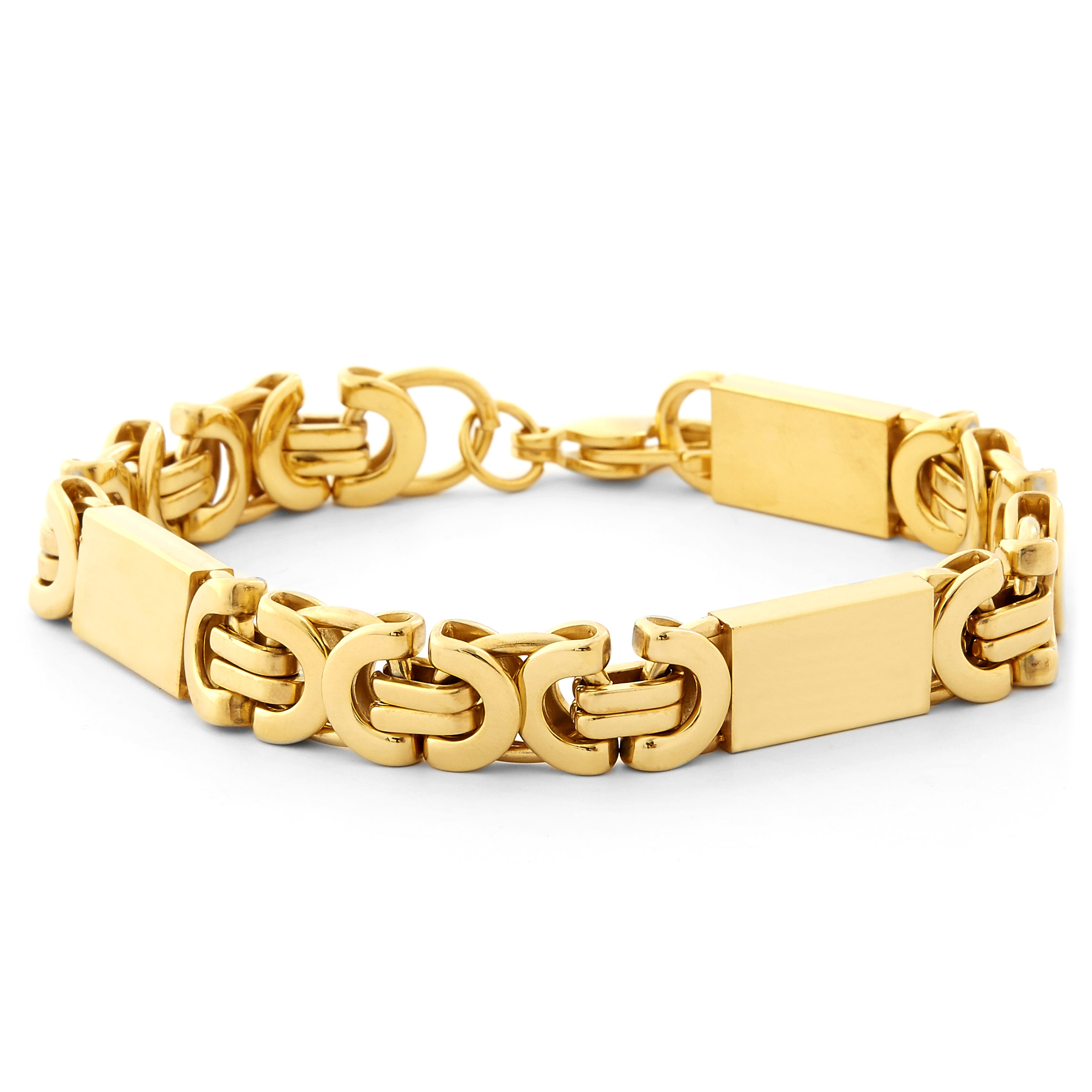 Brett Guldfärgat Armband - 1