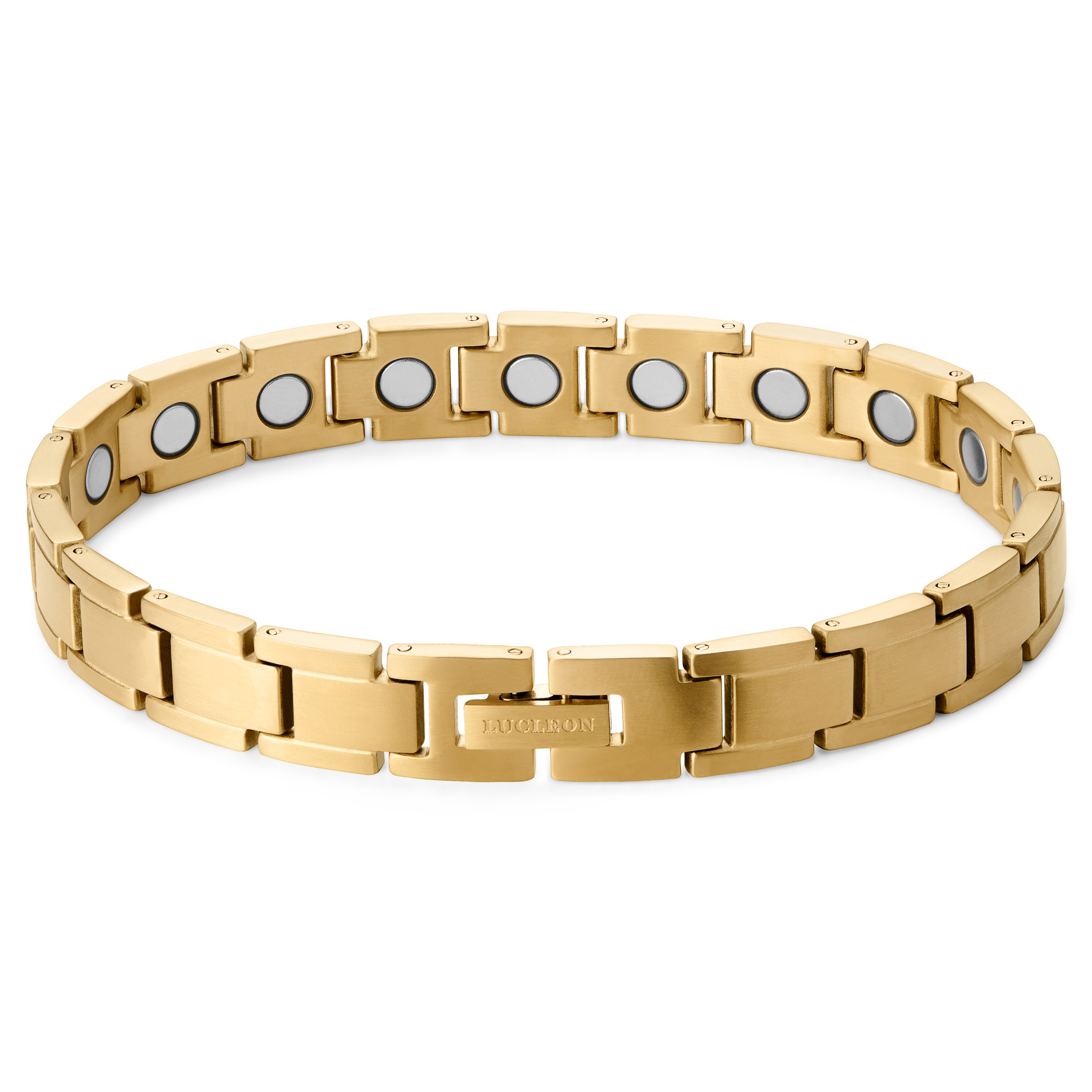 Gold-Tone Pure Magnetic Titanium Bracelet - 3