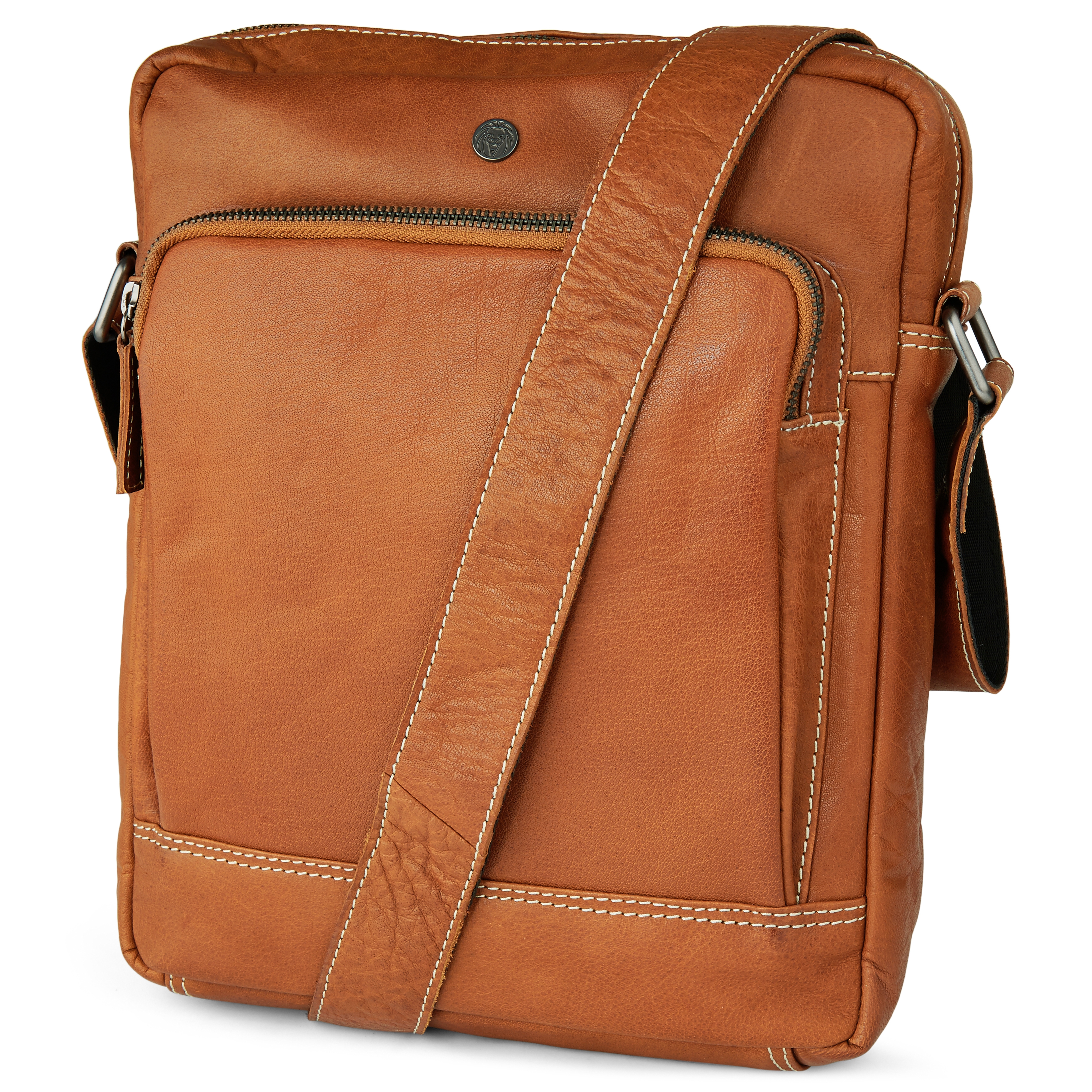 Oxford Classic Tan City Leather Bag