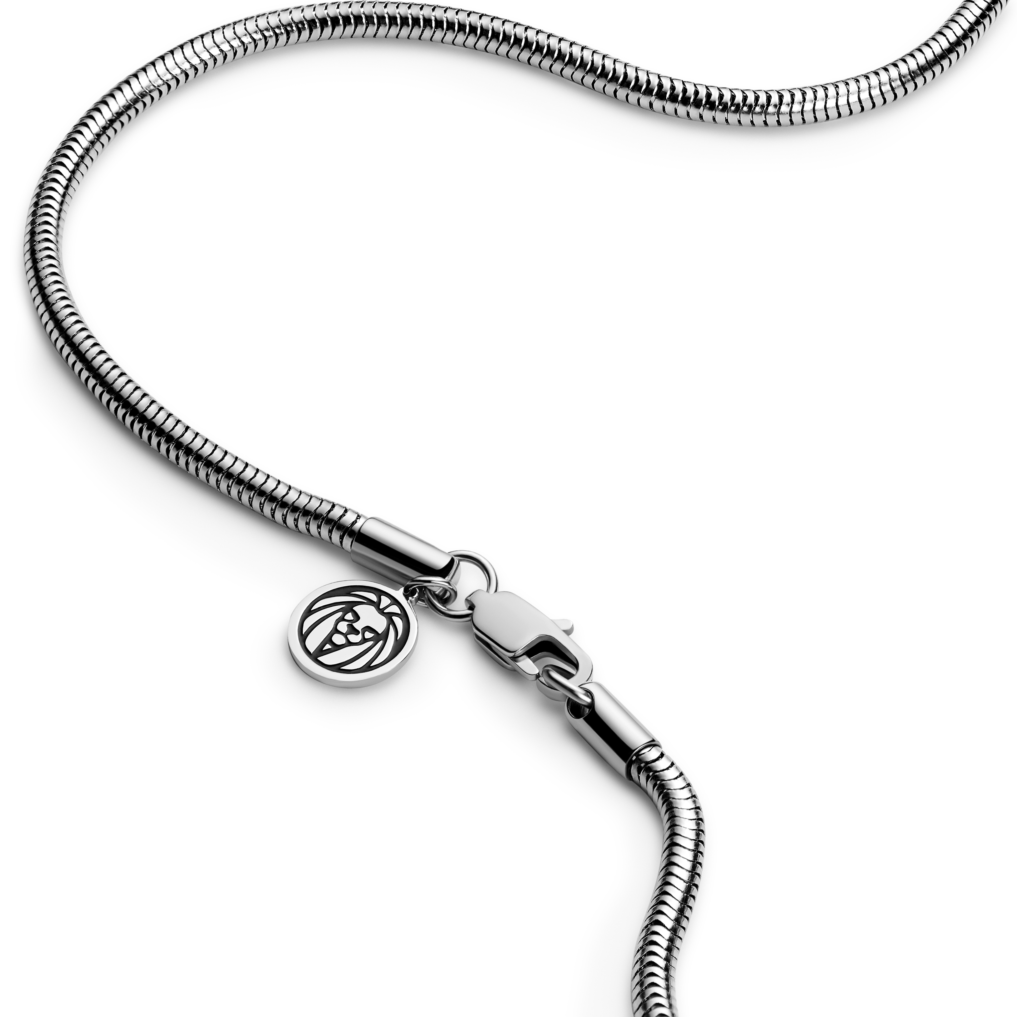 Essentials | 3 mm Silver-Tone Snake Chain Necklace - 3