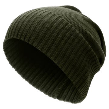 Konrad Kite | Ľahká beanie čiapka z organickej bavlny v olivovej farbe Konrad Kite | Ľahká beanie čiapka z organickej bavlny v olivovej farbe