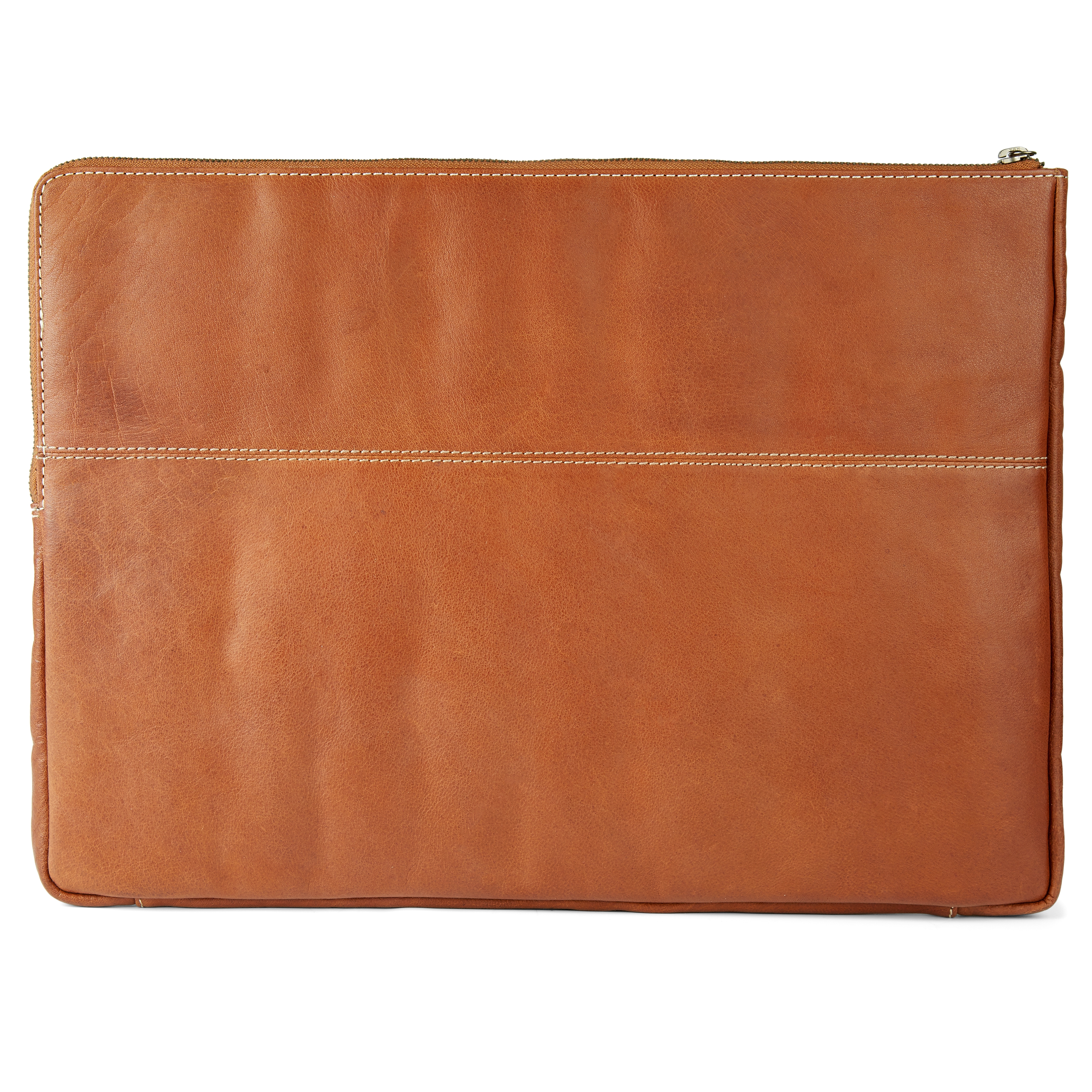 Oxford Computer Sleeve i Tan Læder - 2