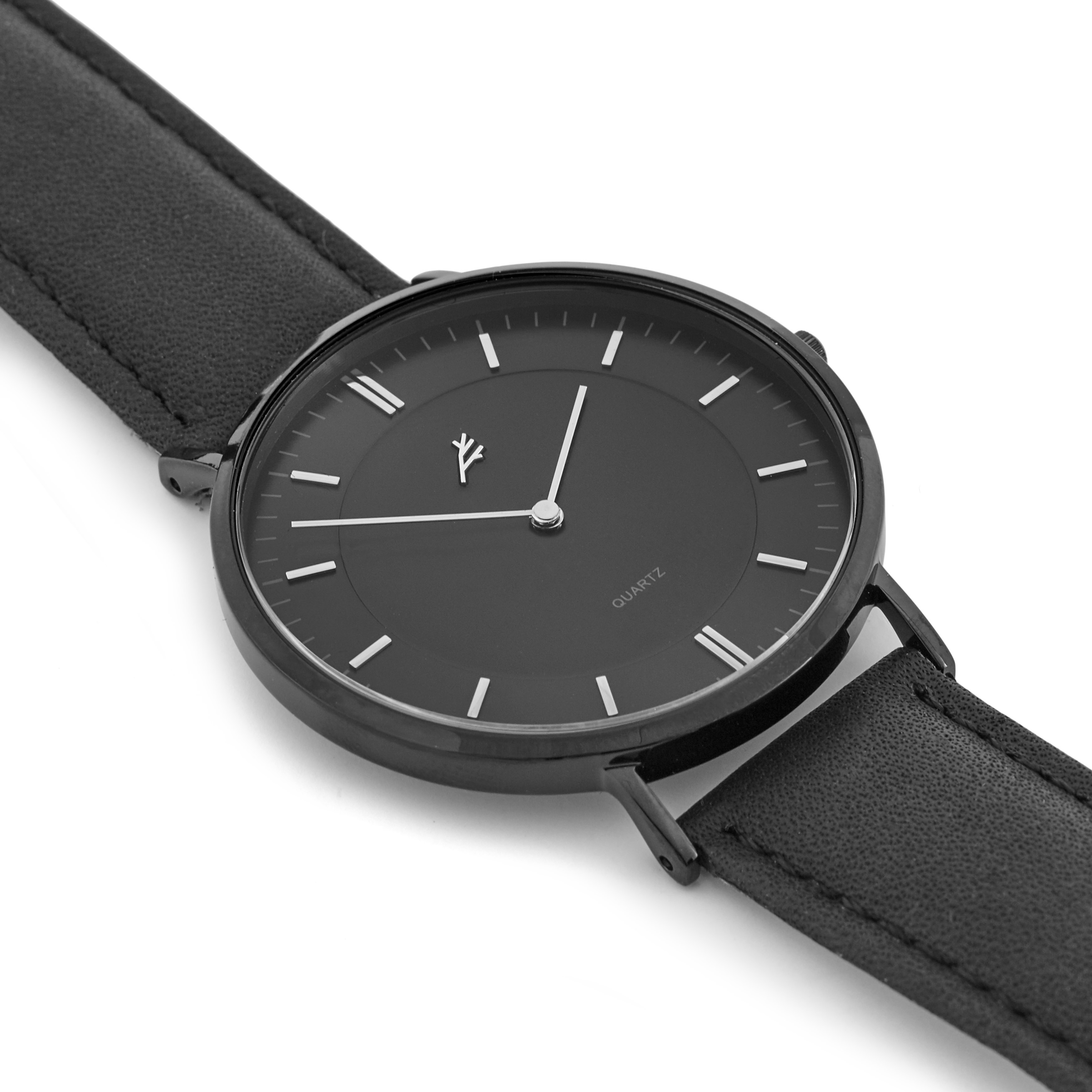 Reloj Nivil negro y plata - 2