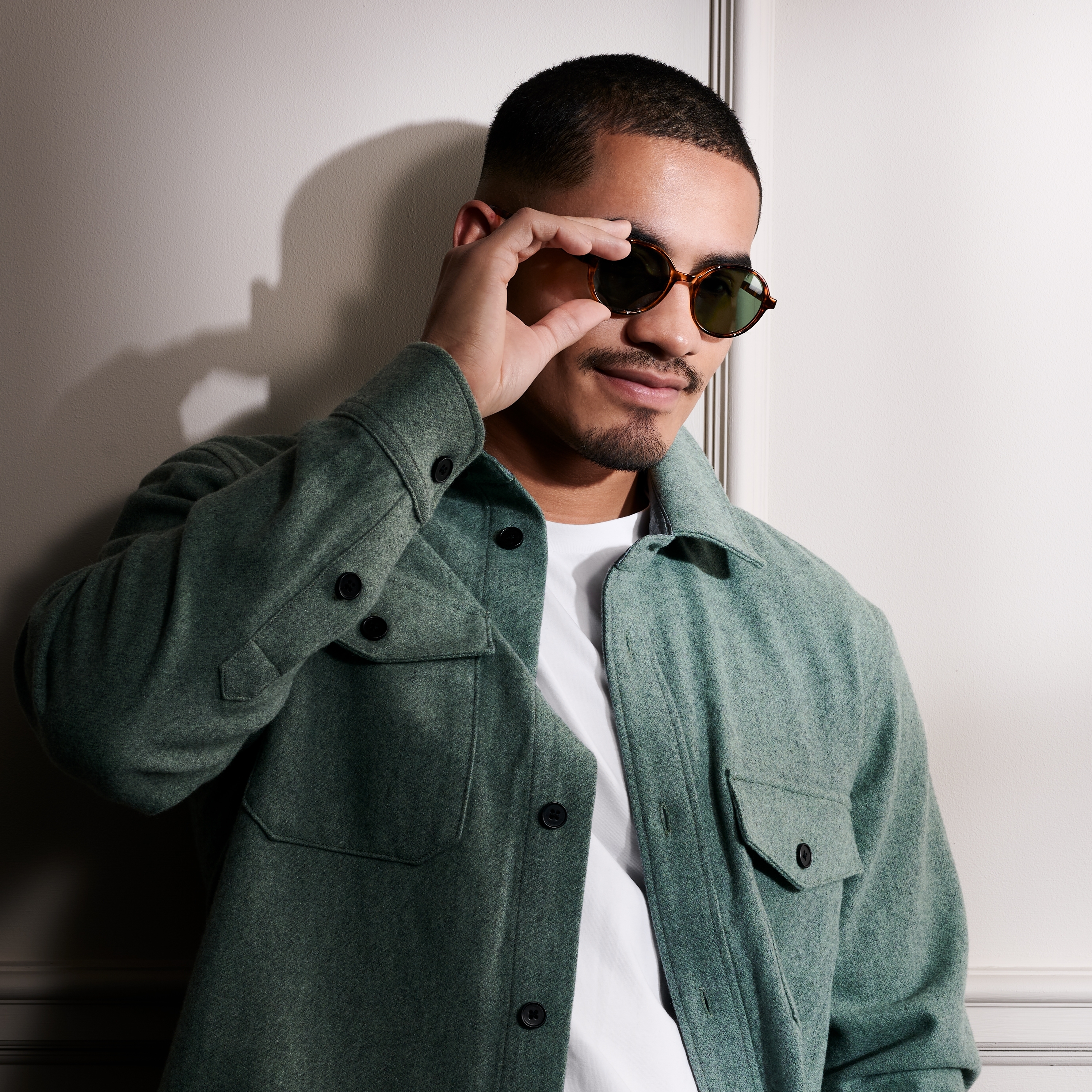 Walford Thea Gepolariseerde Zonnebril met Schildpadmotief en Groene Glazen - 2