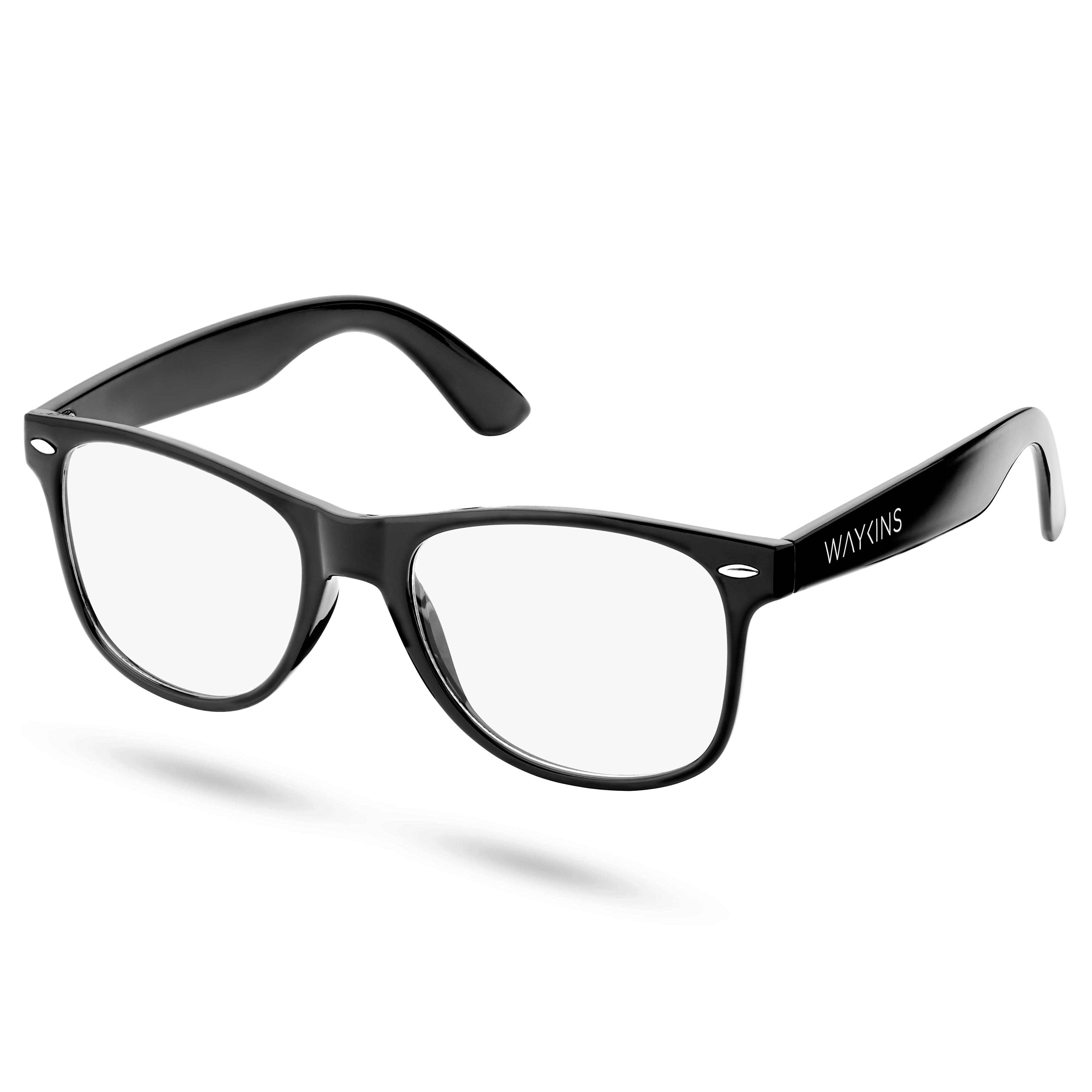 Черни компютърни ретро очила