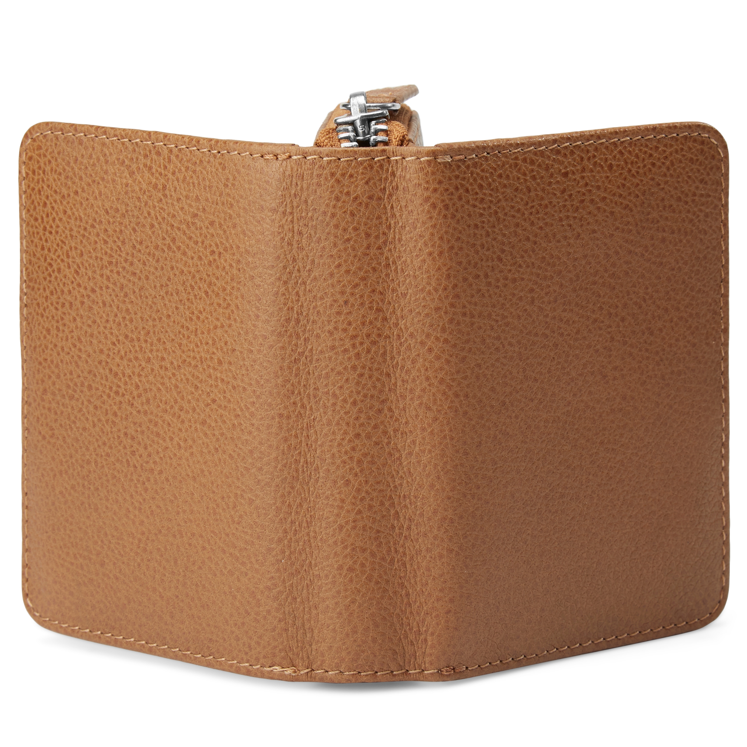 Cartera de cuero marrón claro con bloqueo RFID Lorn - 3