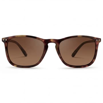 Wade | Rechteckige Sonnenbrille mit brauner Linse & Schildpatt-Rahmen Wade | Rechteckige Sonnenbrille mit brauner Linse & Schildpatt-Rahmen