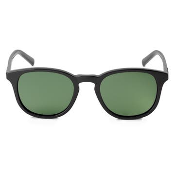 Warrick Thea Black & Green Polarised Sunglasses