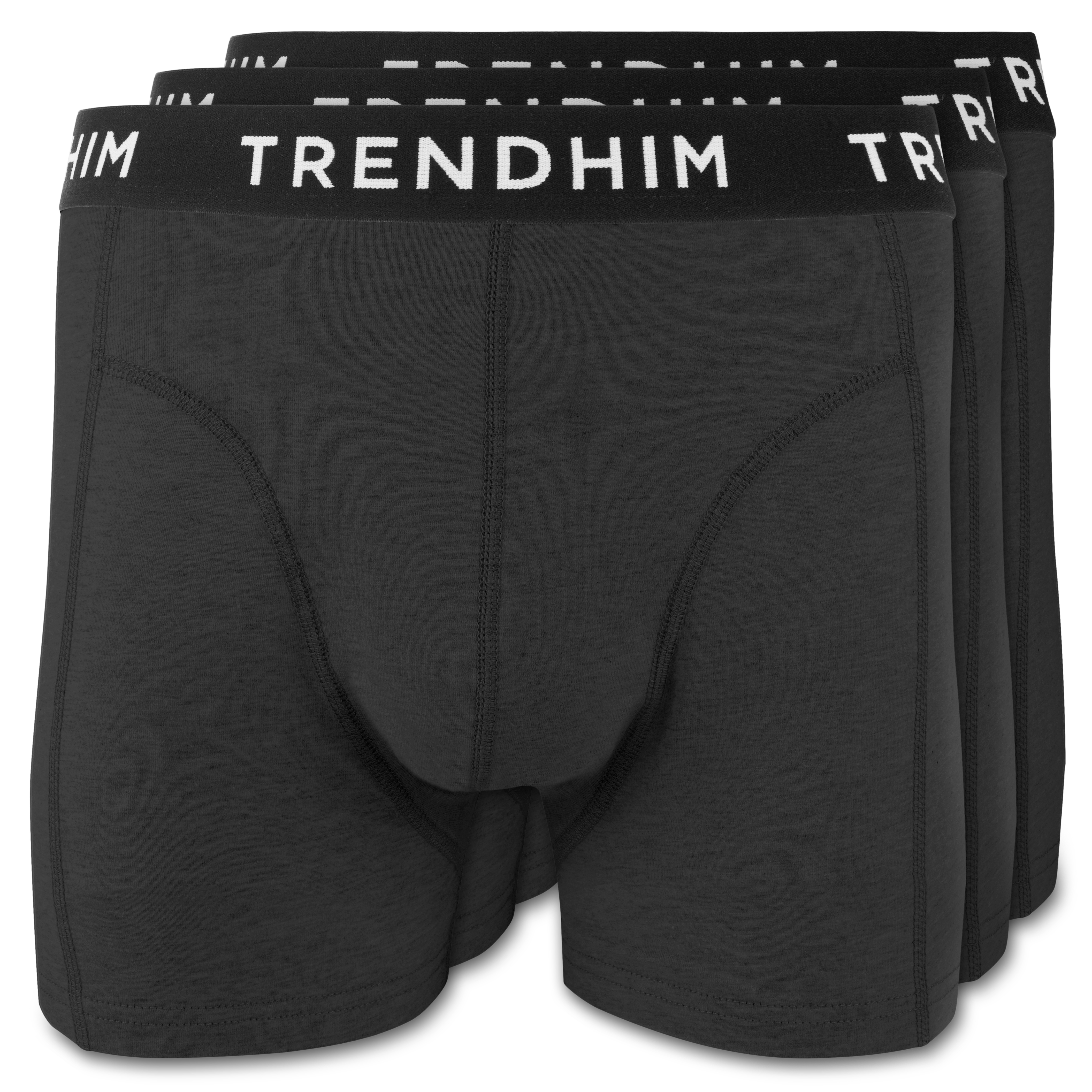 FlexFeel | Lot de 3 boxers noirs en coton