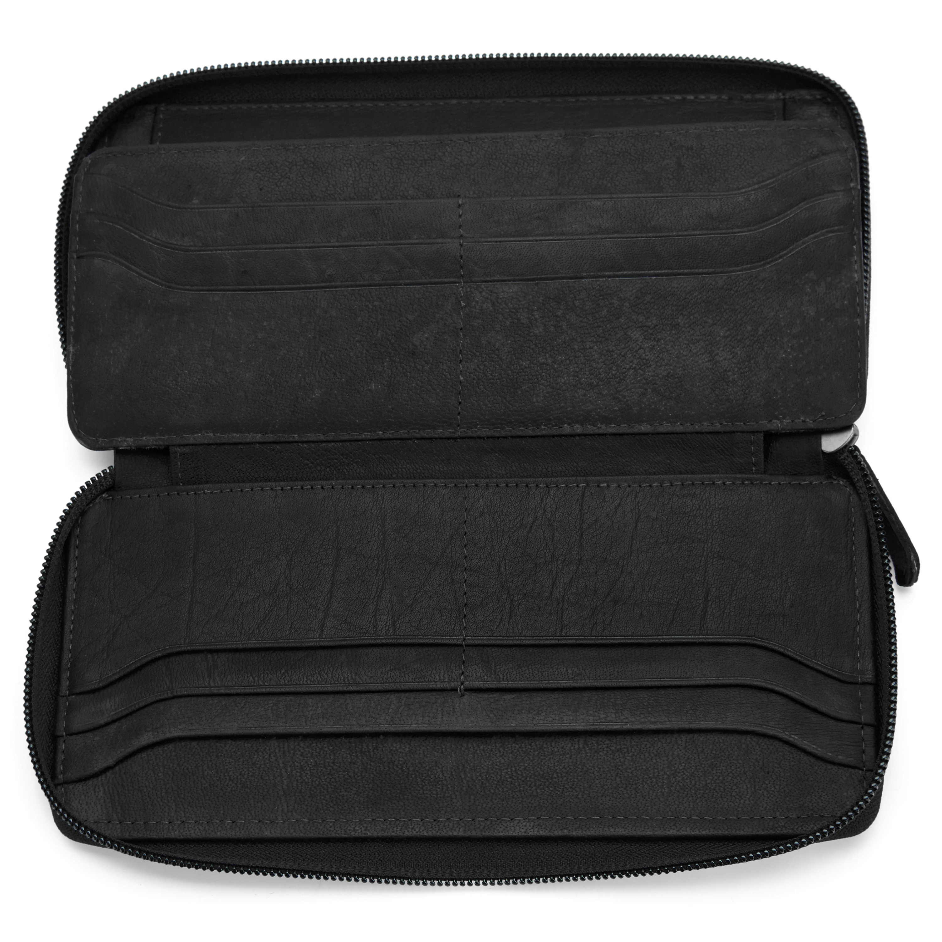 Oxford Classic Large Black Leather Wallet - 6