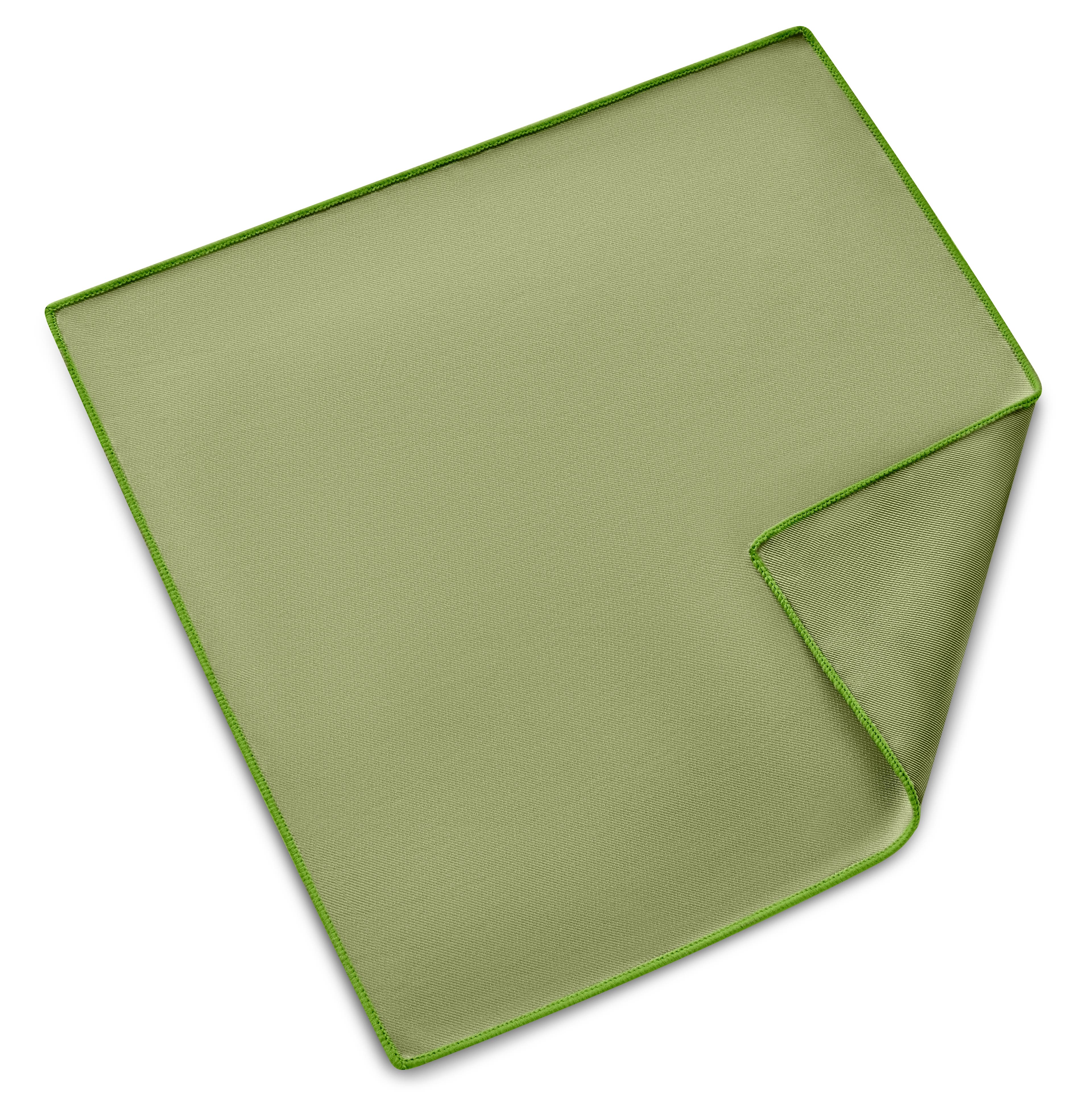 Light Green Satin Pocket Square - 3