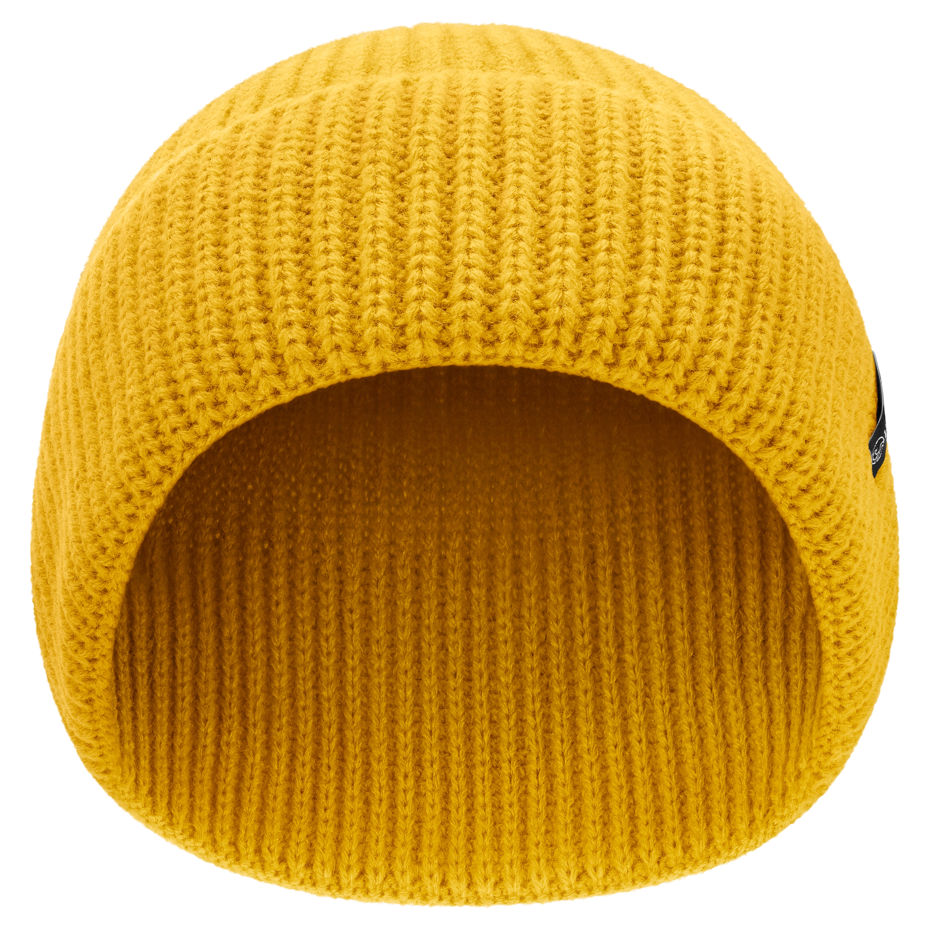 Baltic | Gele Geribde Acryl Beanie - 2