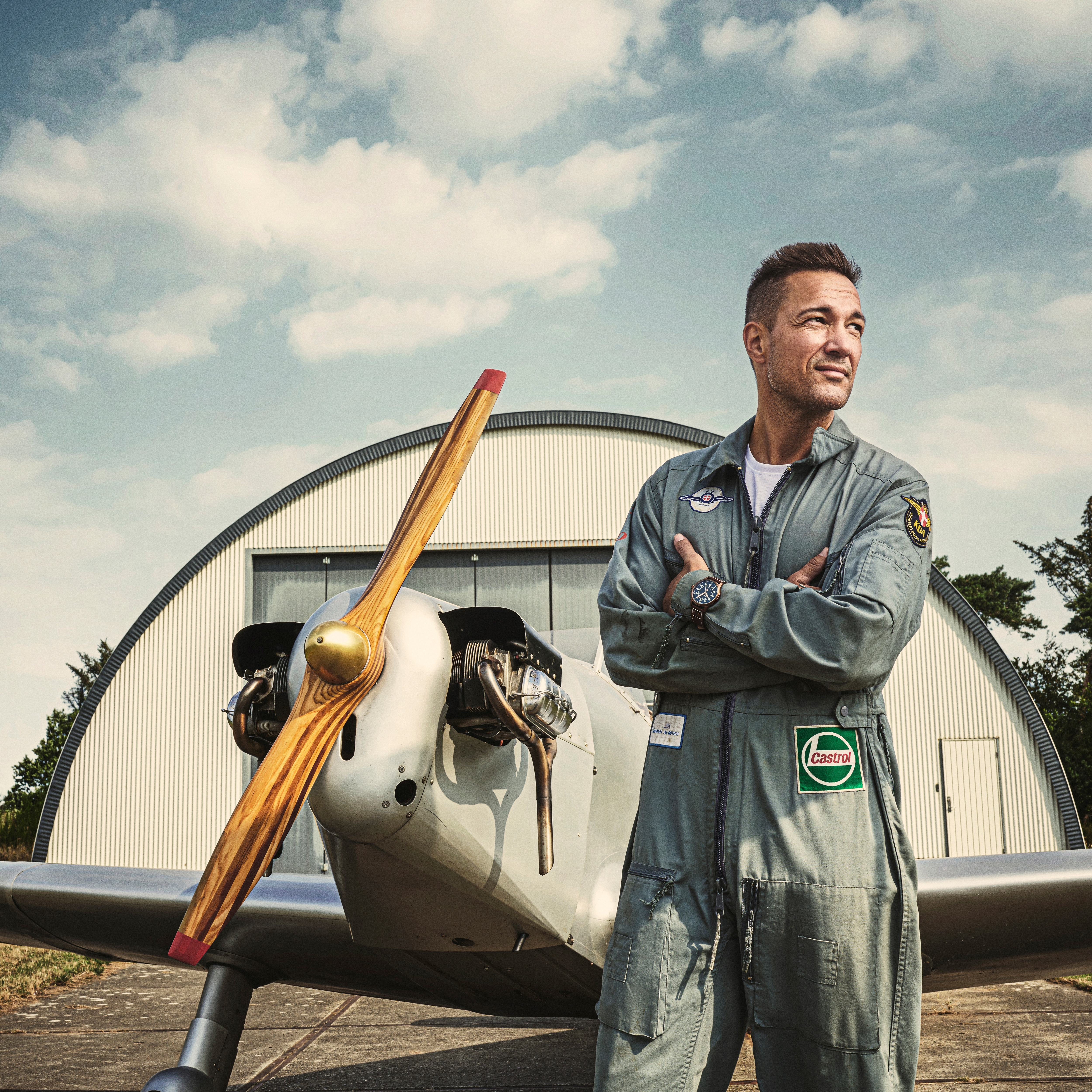 Apollo | Limitierte kupferfarbene Fliegeruhr aus Edelstahl - 6