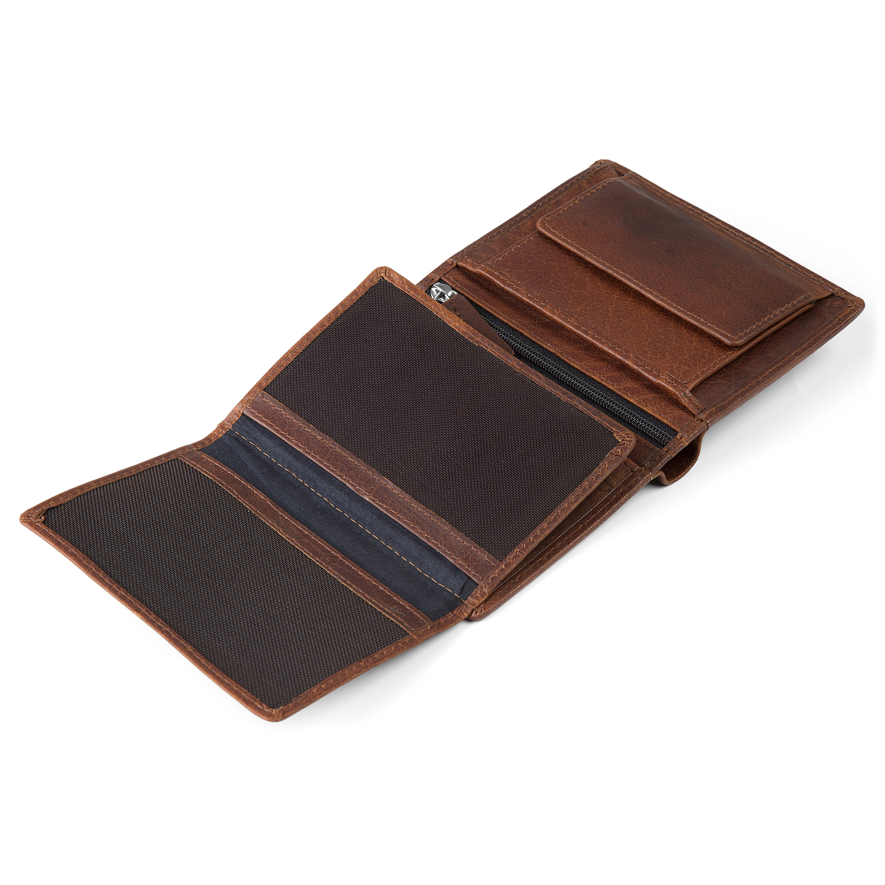 Montreal Vintage Tan RFID Leather Wallet - 7
